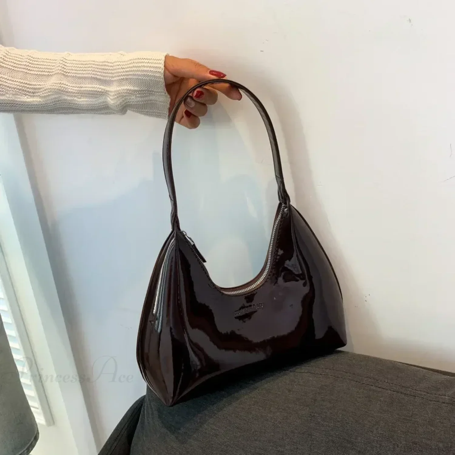 Designer Solid Shoulder Bag for Women - Image 7