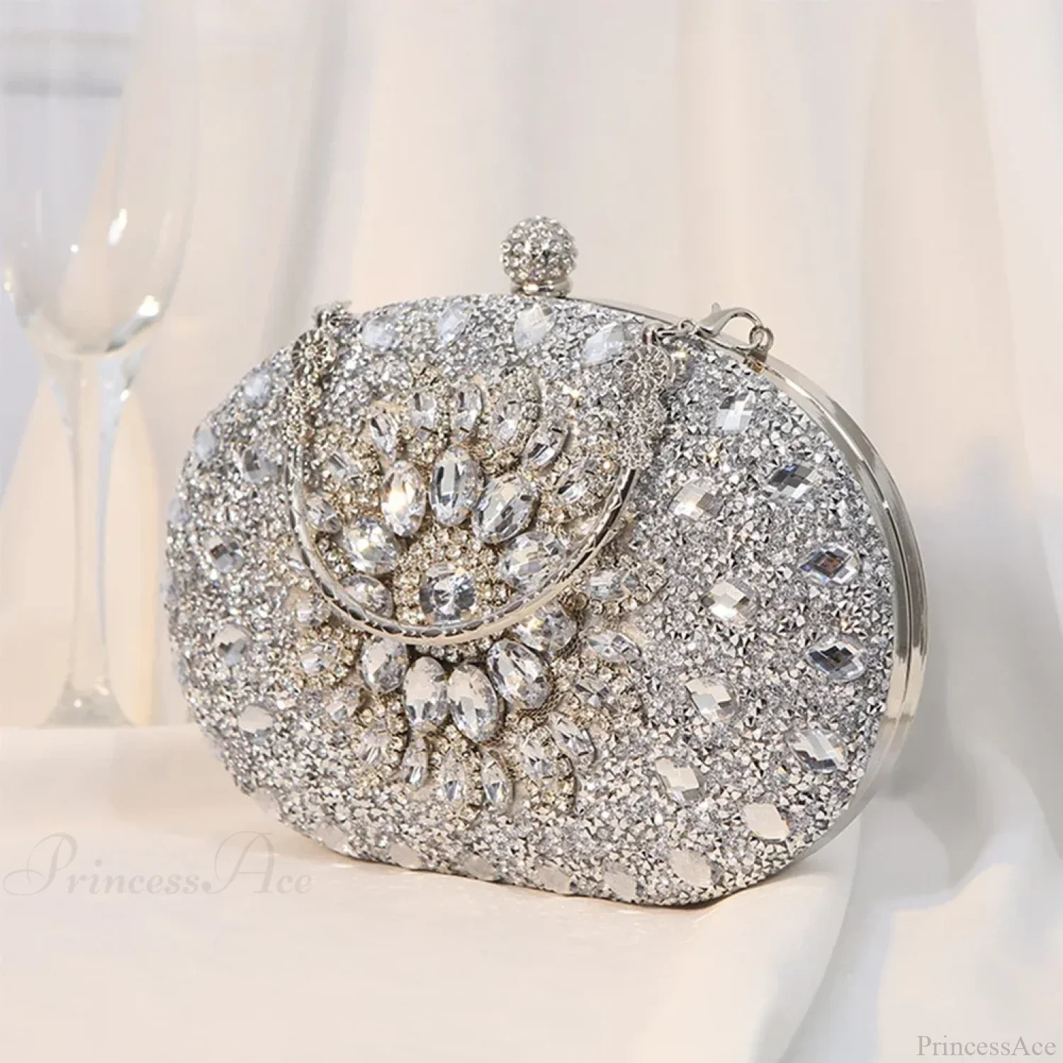 Diamond Luxury Crystal Clutch Evening Wedding Party Purse