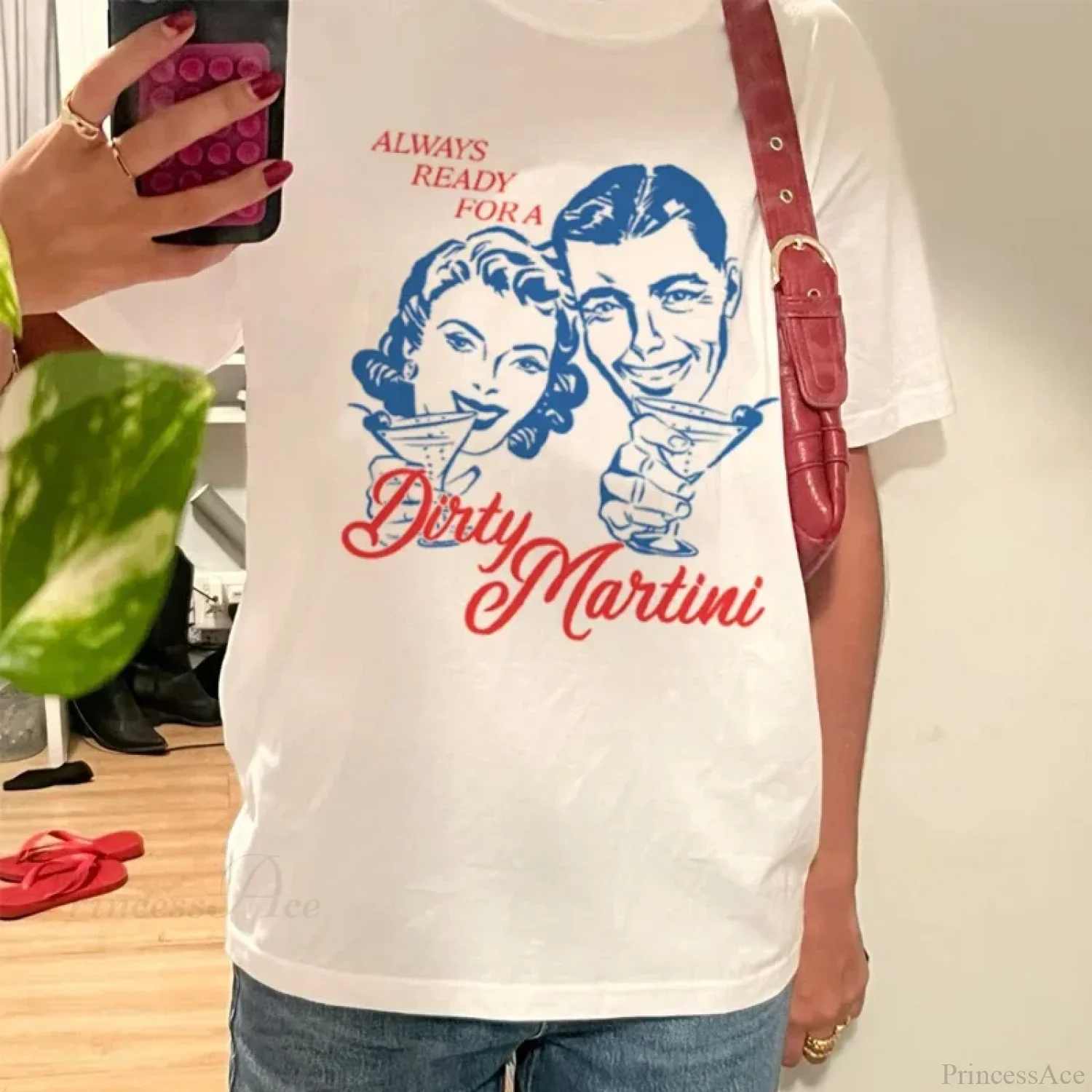 Dirty Martini Retro Cocktail T-shirt