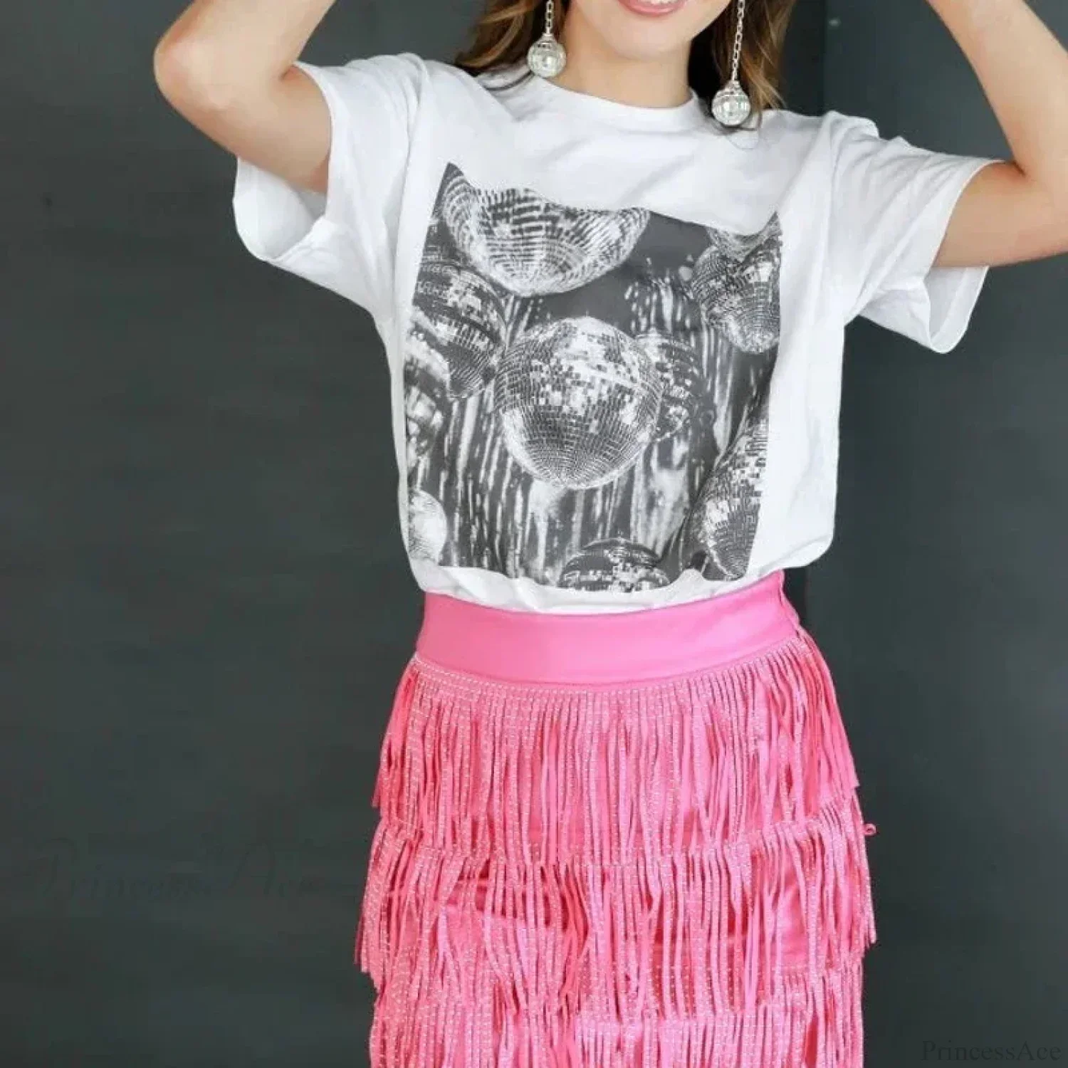 Disco Ball Vintage Concert T-shirt - Image 3