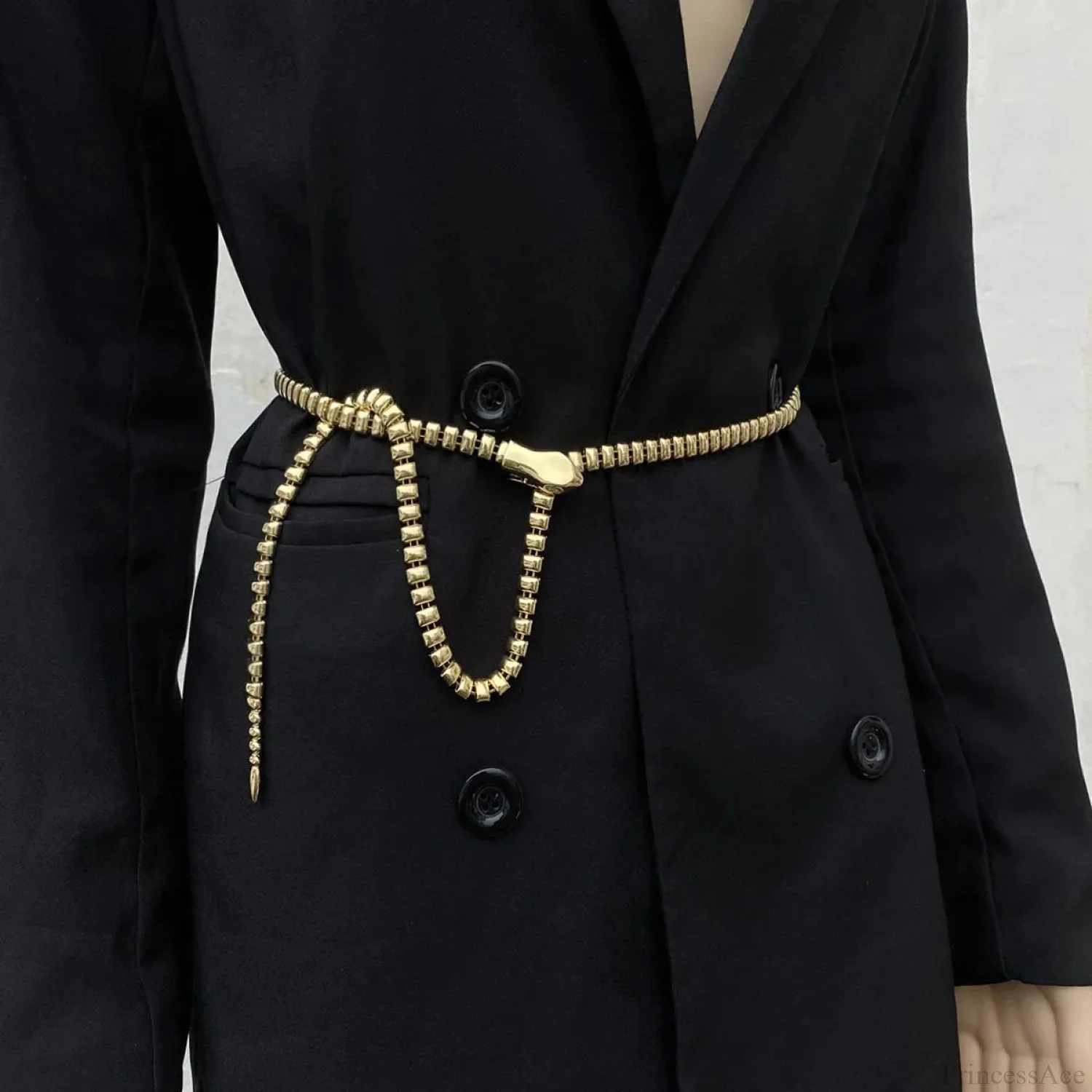 Distinct Gothic Serpent Head Metal Belt