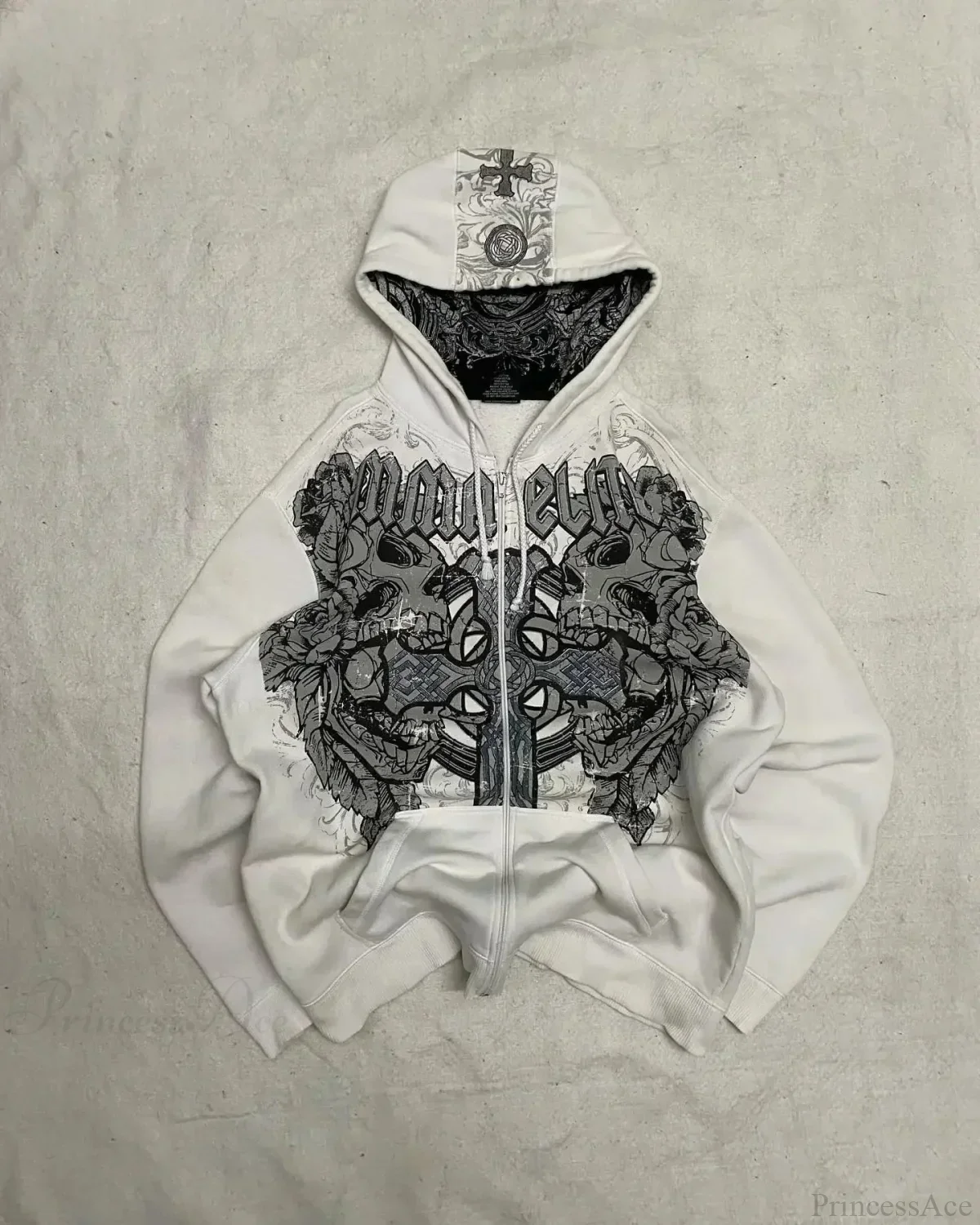 Distress Road Medieval Zip Hoodie - Image 12