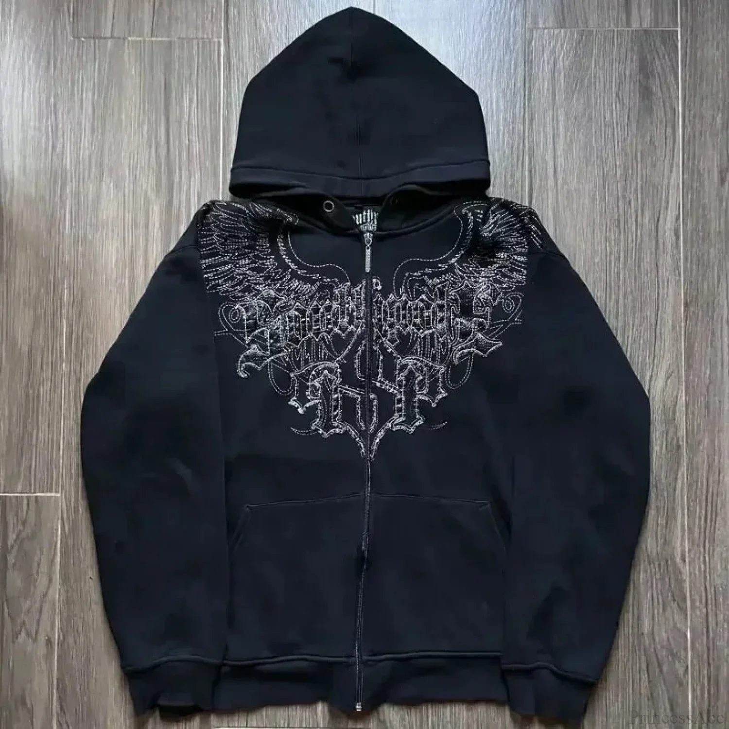 Distress Road Medieval Zip Hoodie - Image 9