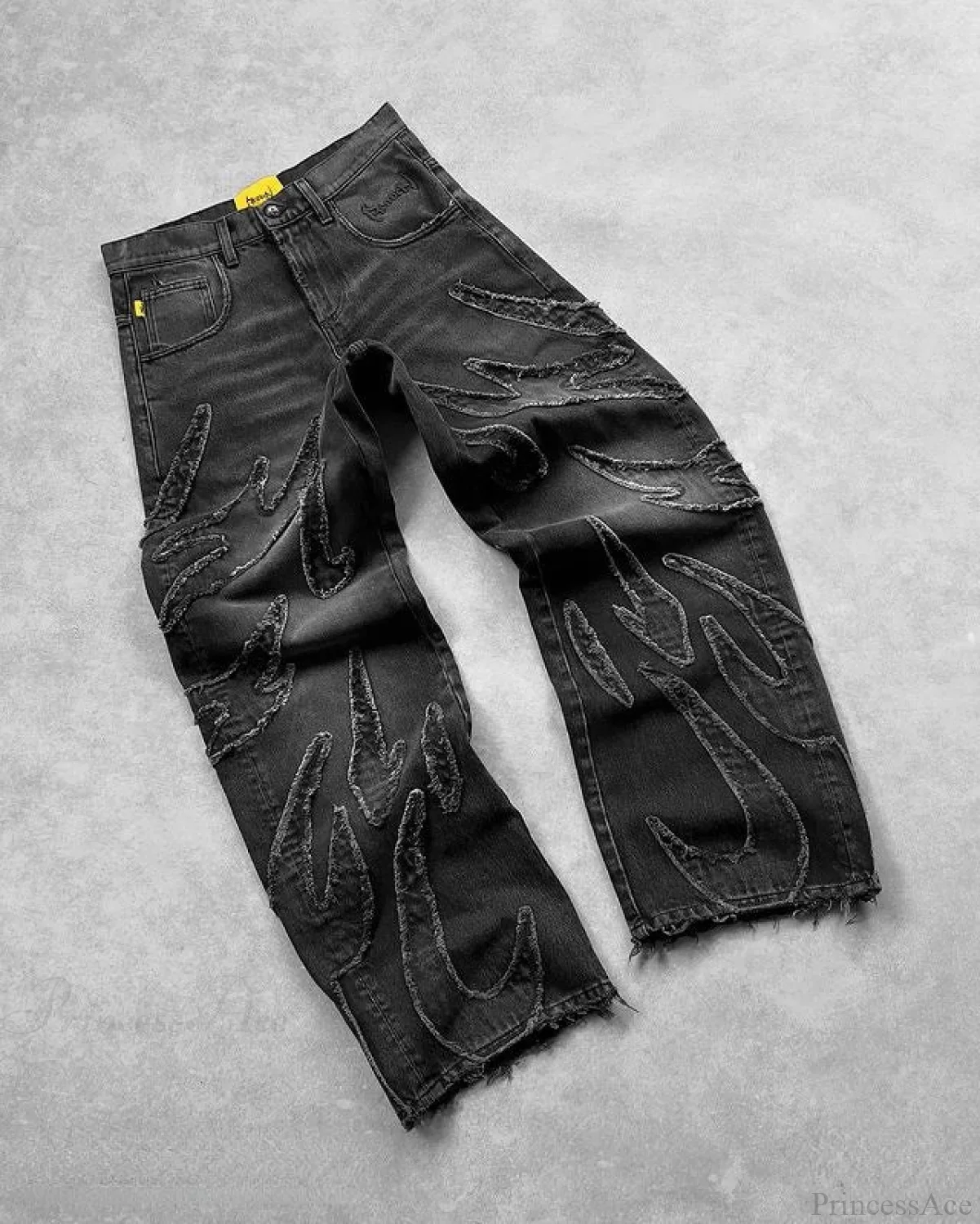 Distressed Gothic Vintage Baggy Pant - Image 4