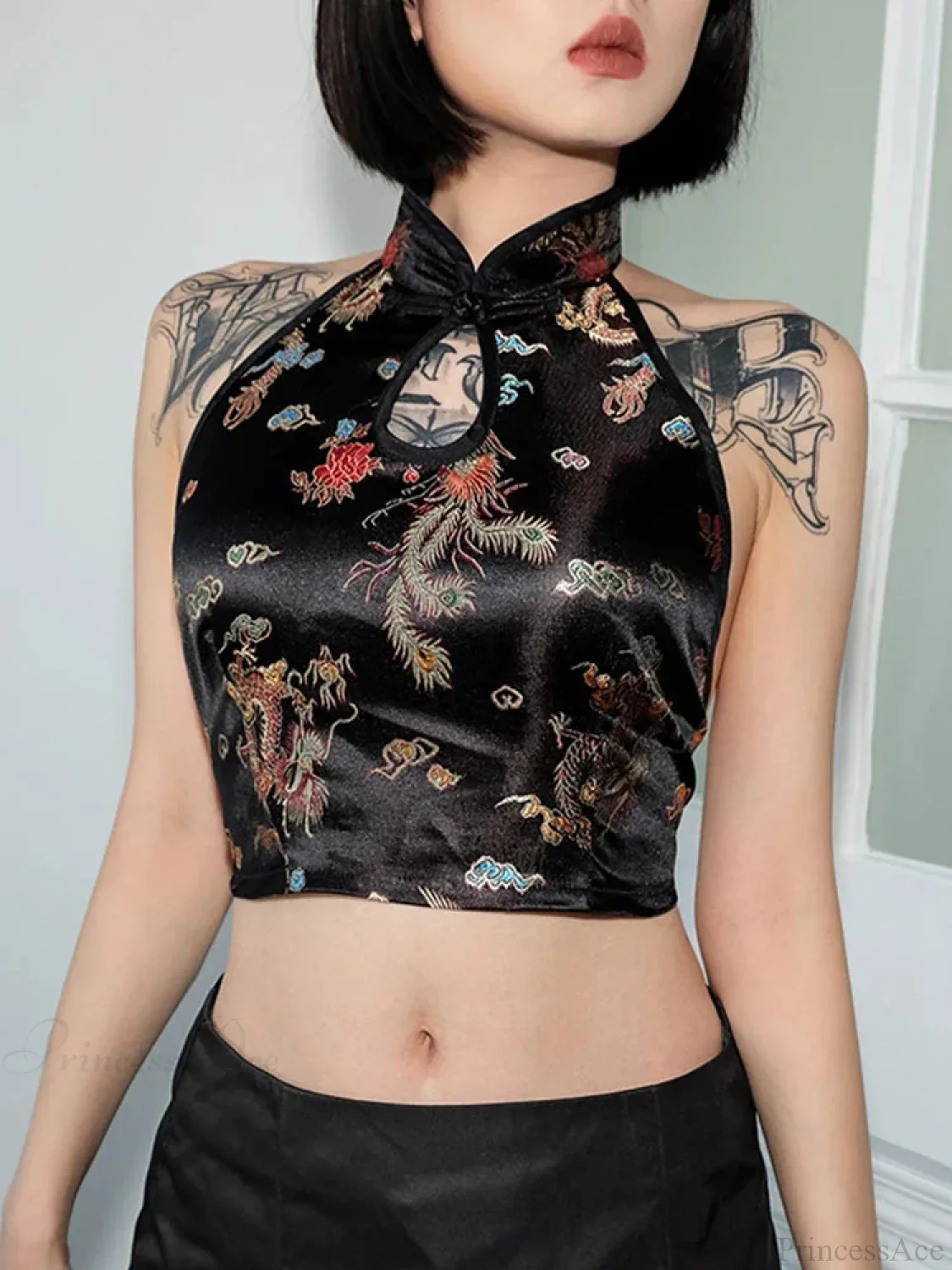 Dragon Dirty Bralette Backless Crop Top - Image 2
