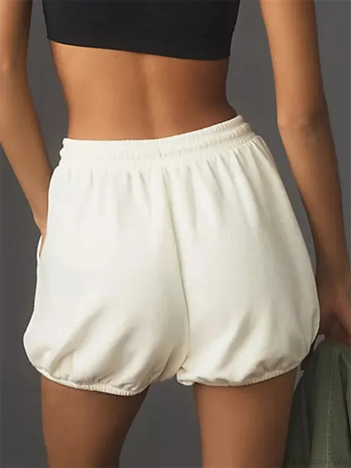 Drawstring Mid Waist Loose Short - Image 5