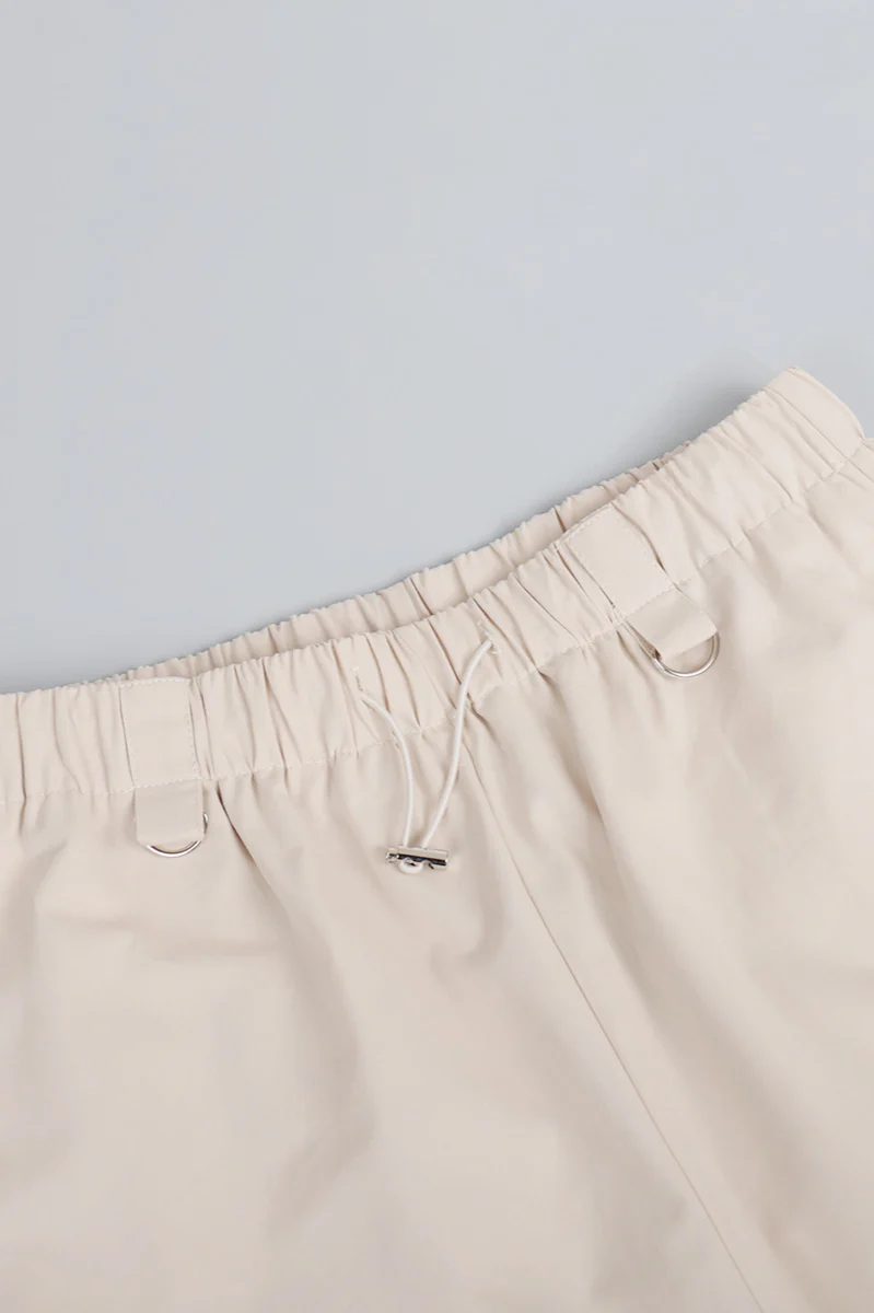 Drawstring Wide Leg Cargo Pant - Image 3
