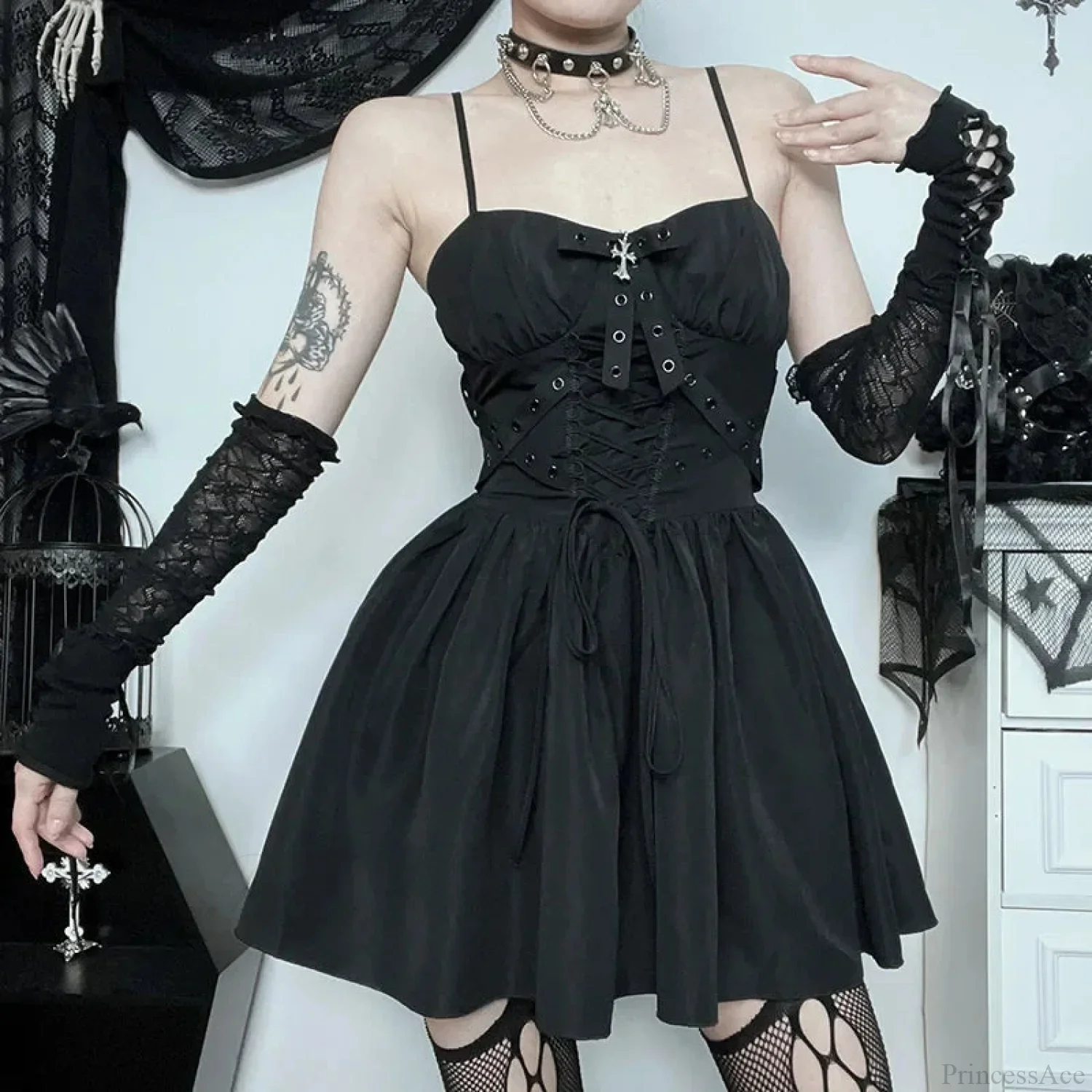 Dress Backless Mini Dress - Image 4