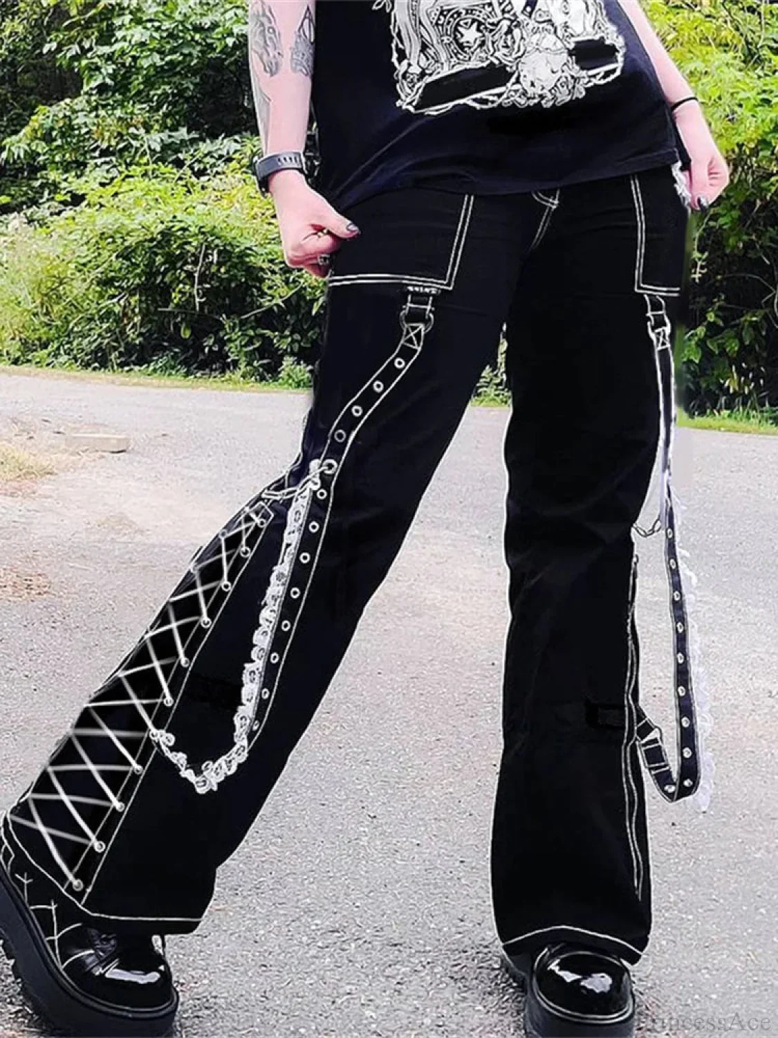 Dress Gothic Denim Rebel Pant