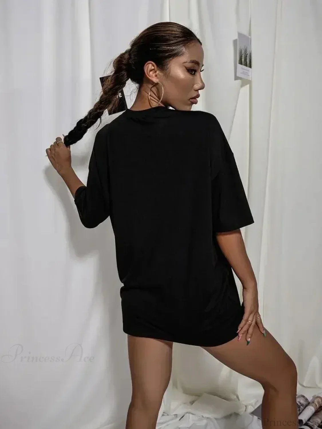 Drop Shoulder Oversized Streetwear T-shirt - Image 4