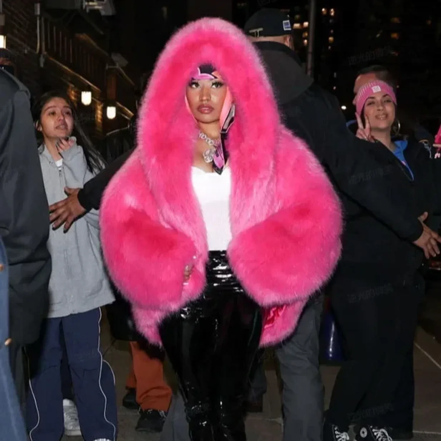 Eco-Friendly ImiTation Fox Hooded Coat - Image 2