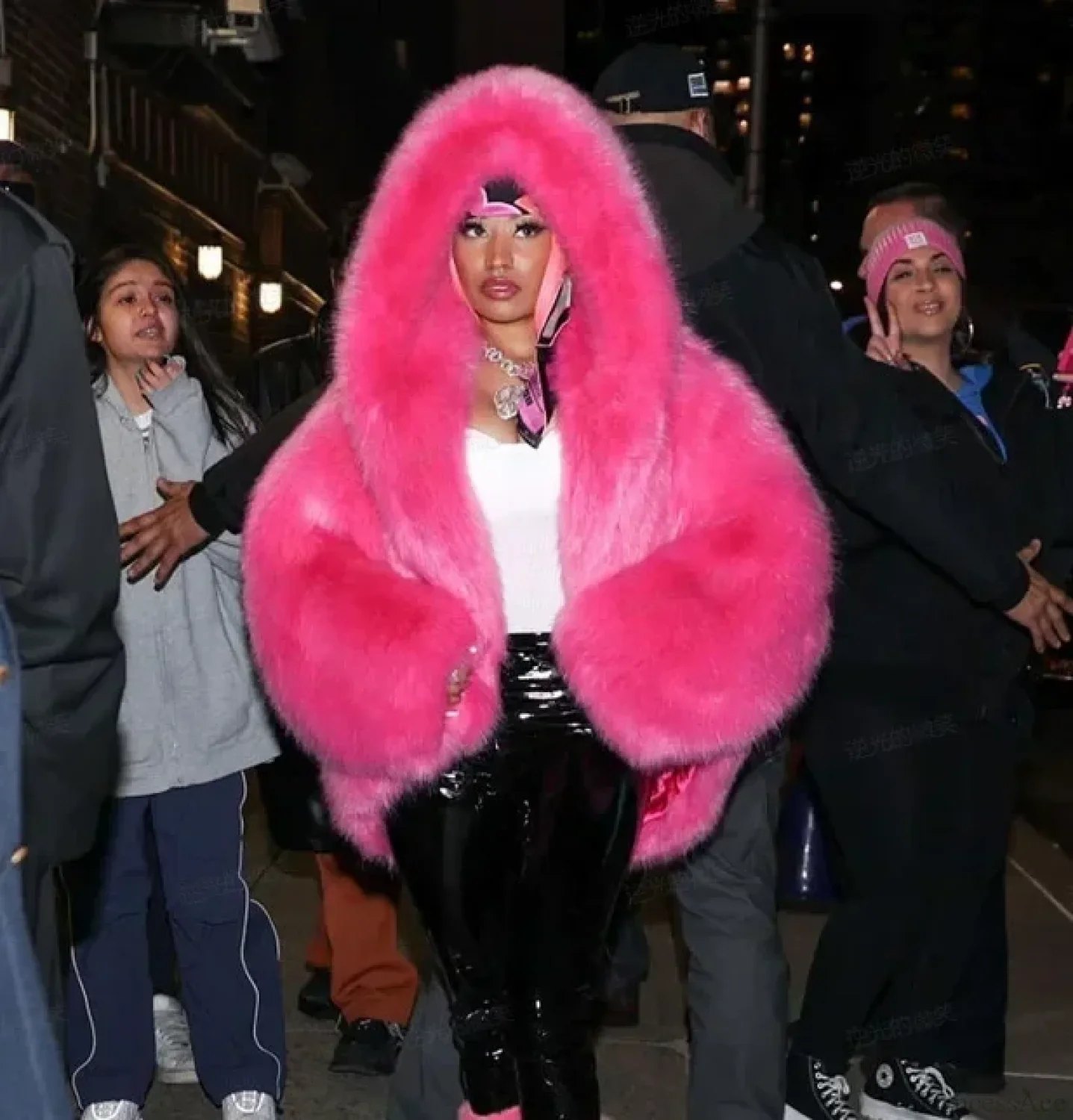 Eco-Friendly ImiTation Fox Hooded Coat - Image 8