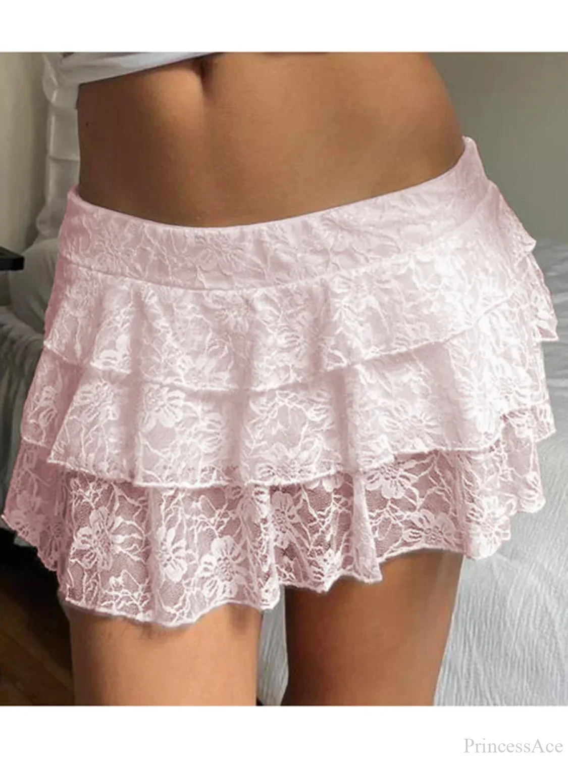 Elastic Low Waist Cute Skirt - Image 7