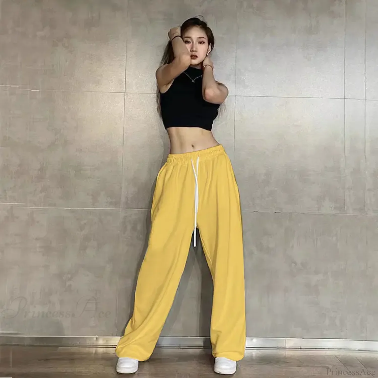 Elastic Waist Casual Jogging Pants - Image 15