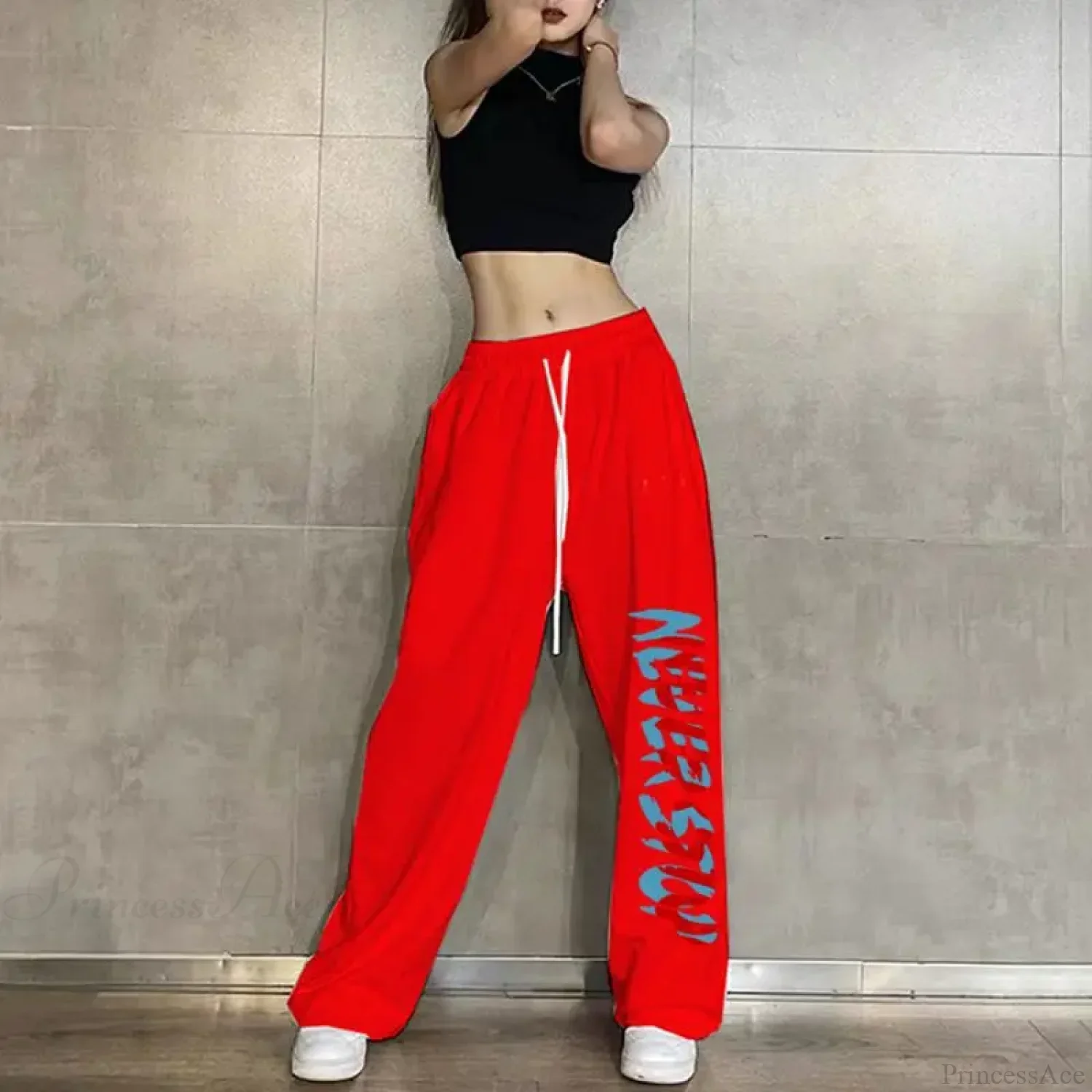 Elastic Waist Casual Jogging Pants - Image 4