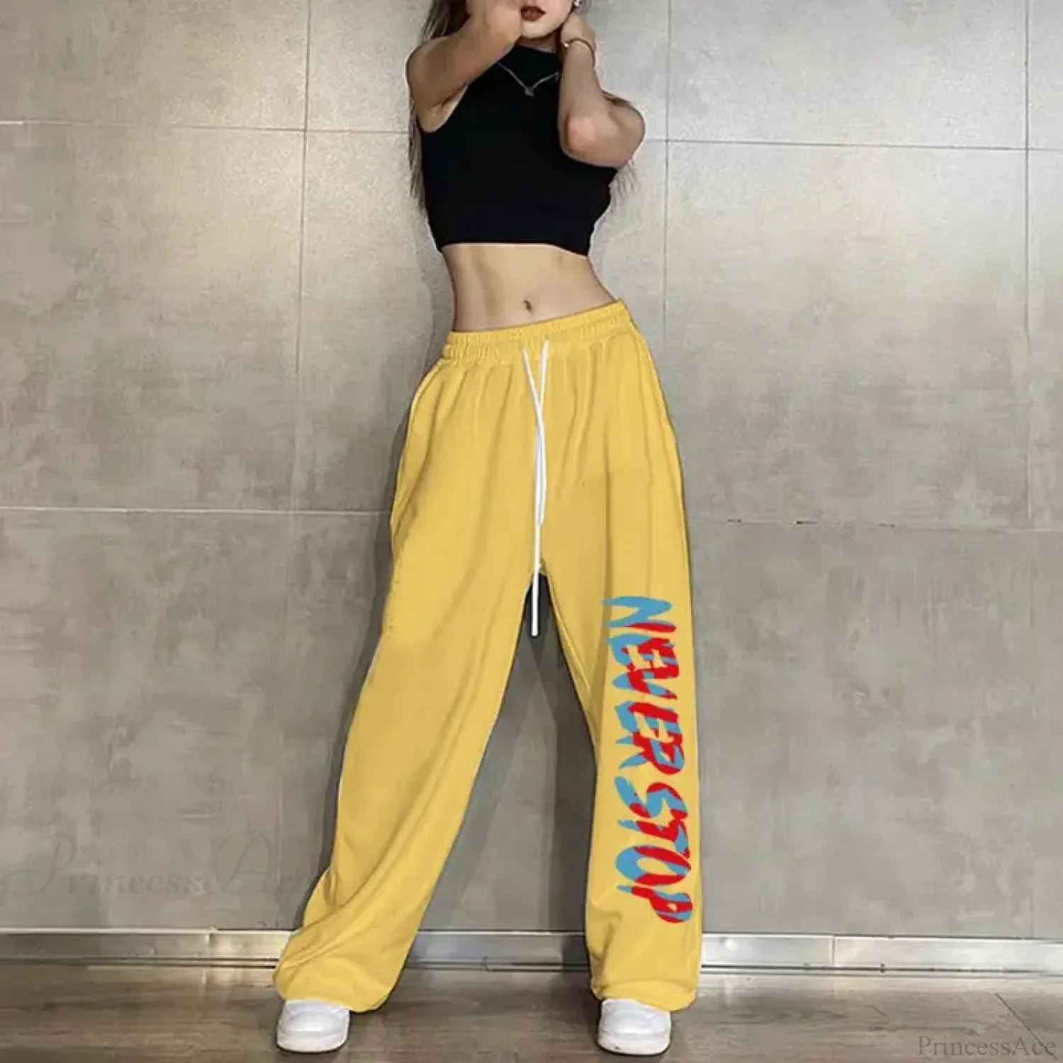 Elastic Waist Casual Jogging Pants - Image 5