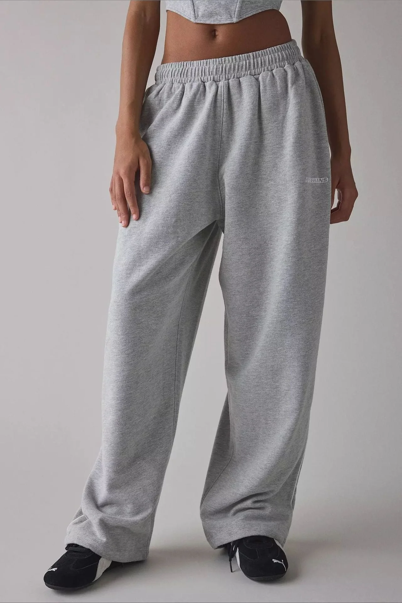 Elastic Waist Loose Fit Casual Pants - Image 5