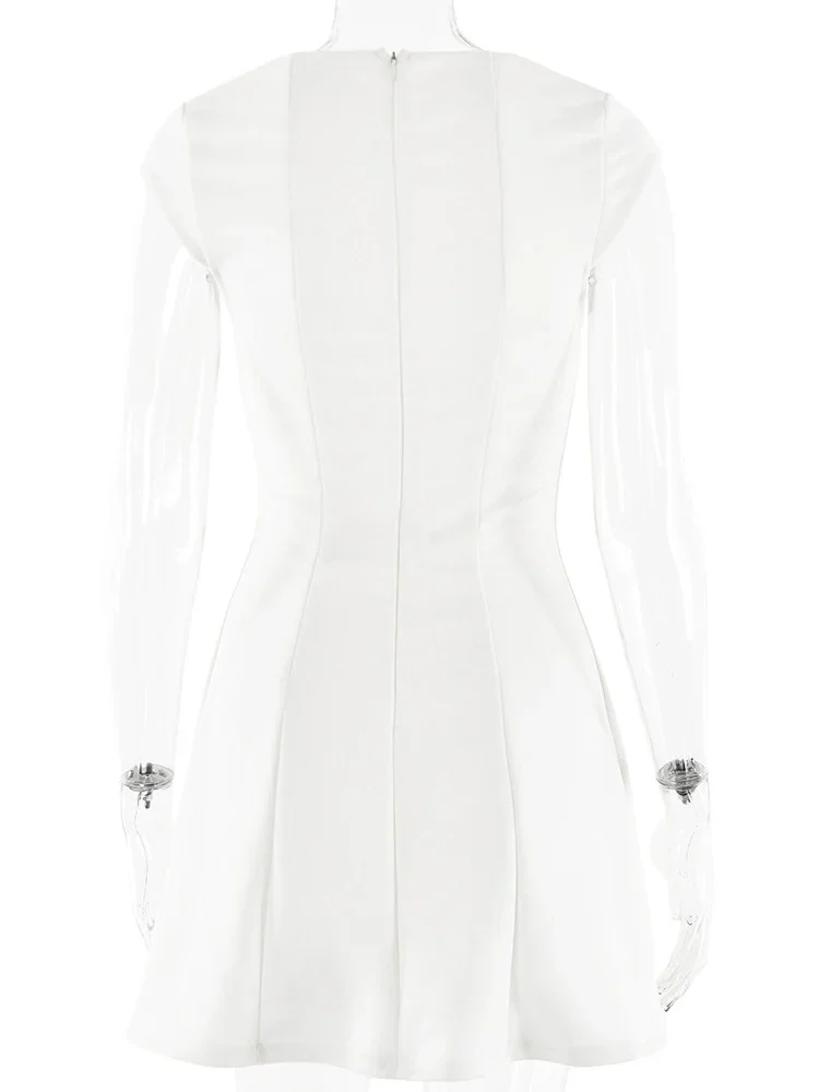 Elegant Backless Bodycon Mini Party Dress - Image 6