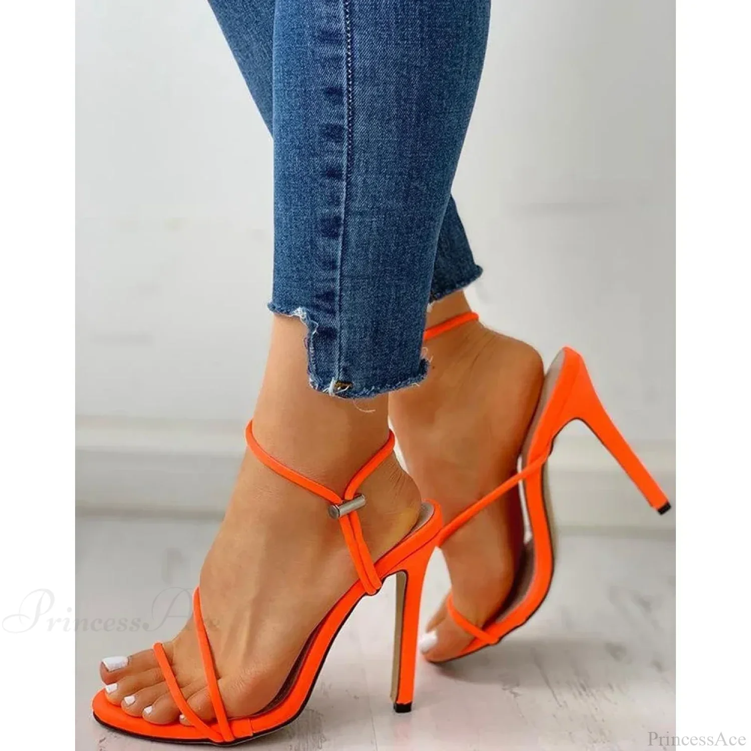 Elegant Cisscross Suede High Heeled Summer Sandals Sexy FemmeFashion Thin Heel Party Shoes High Heel - Image 3