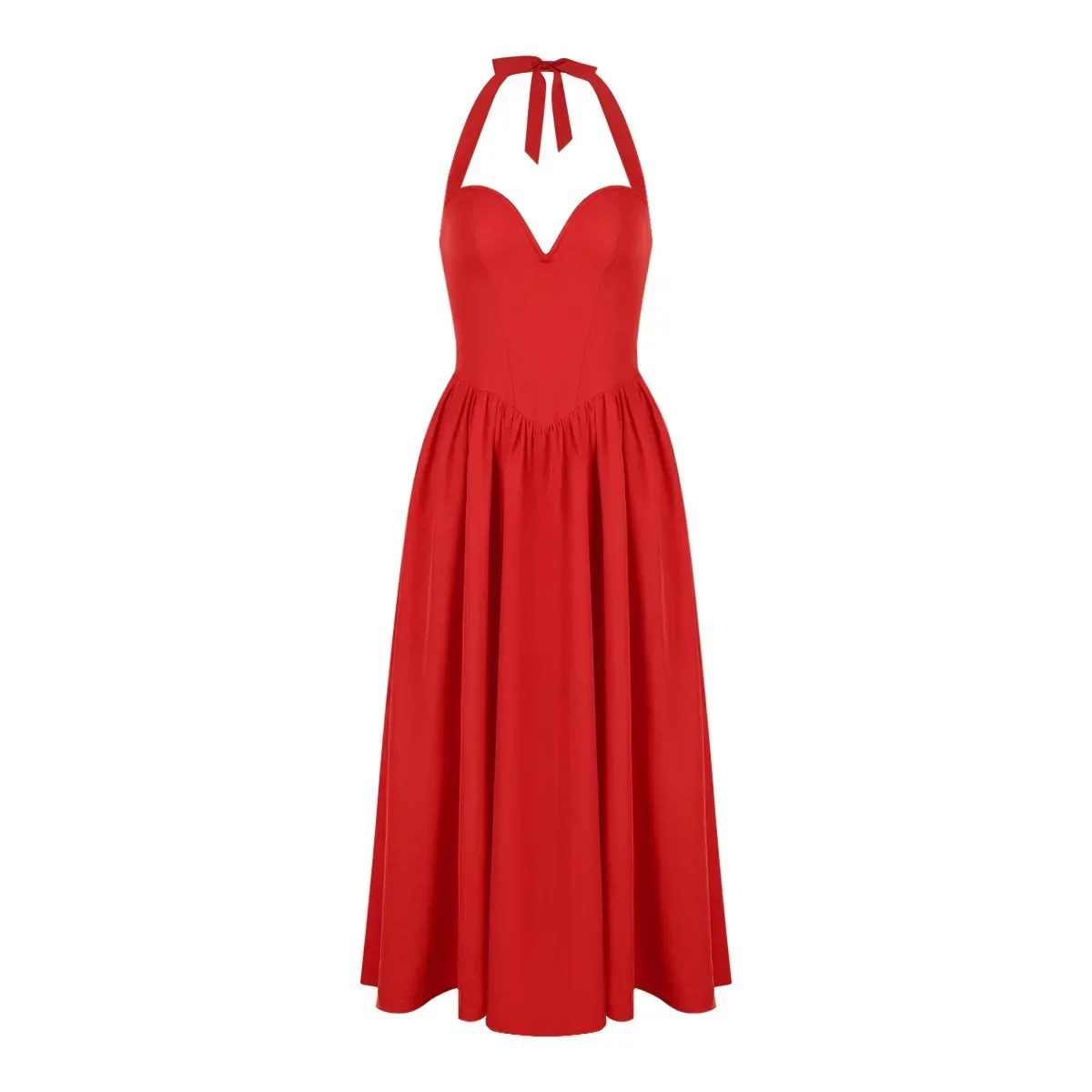 Elegant Fit and Flare Casual Sexy Party Dress - Image 6