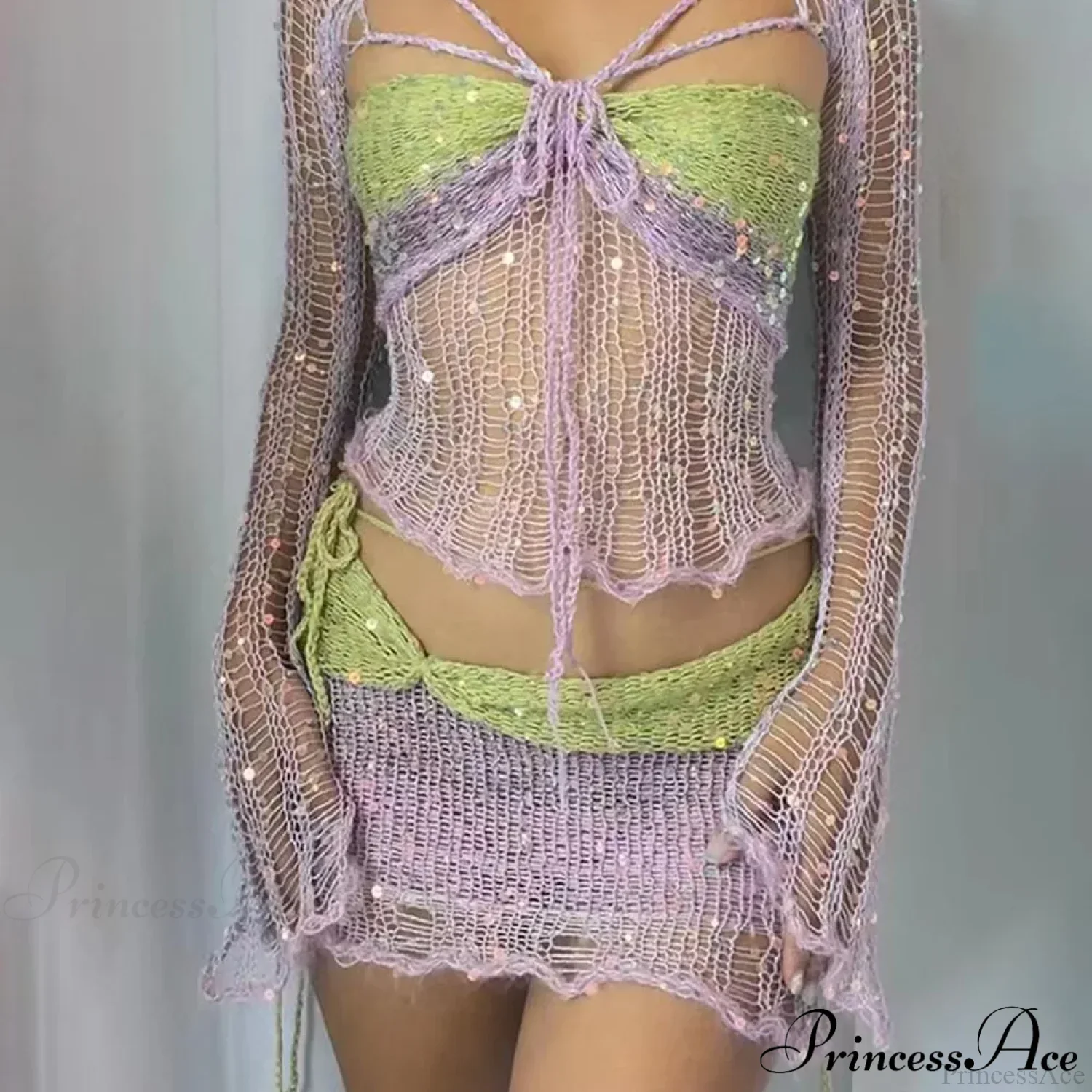 Elegant Knit Two Piece Set - Image 17