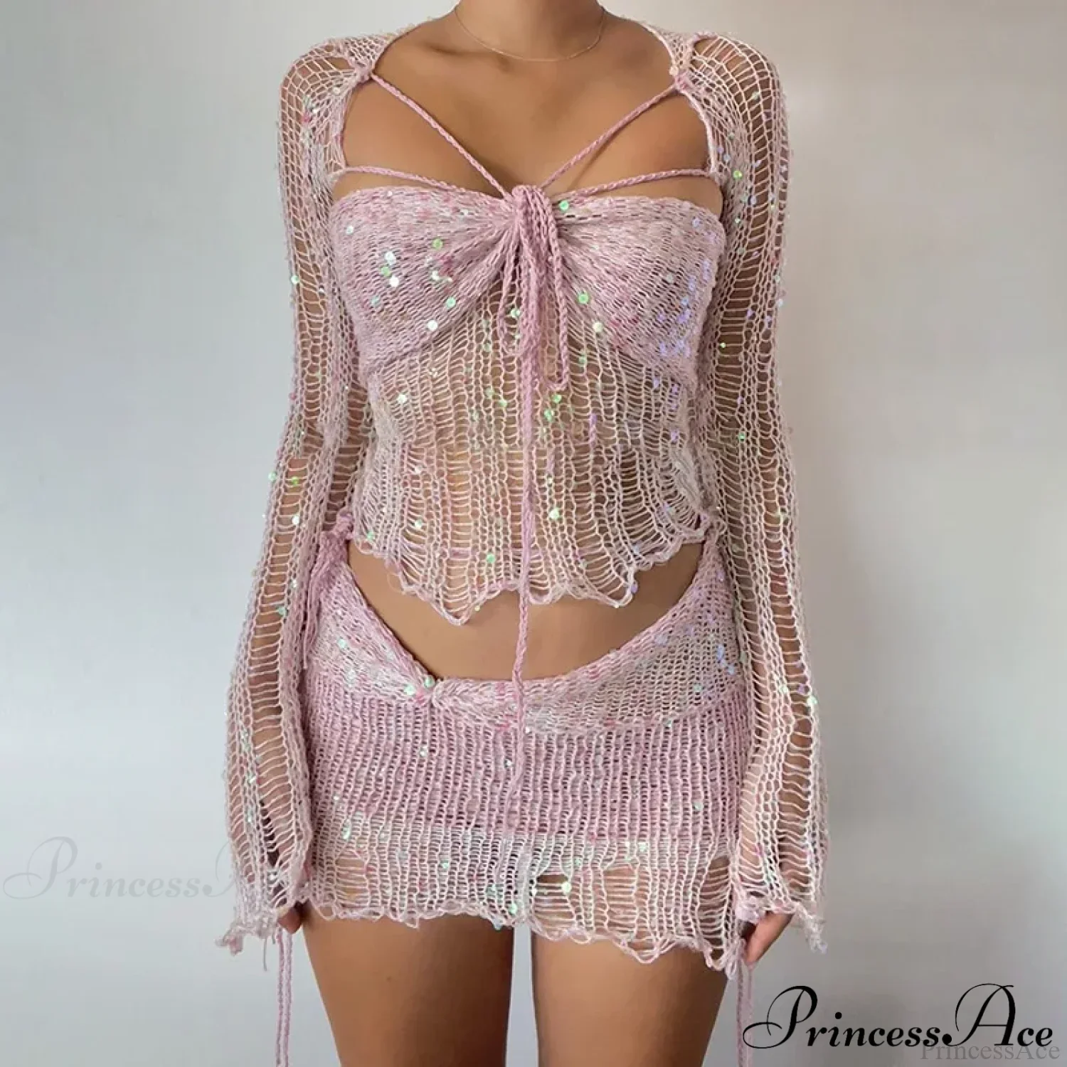 Elegant Knit Two Piece Set - Image 7