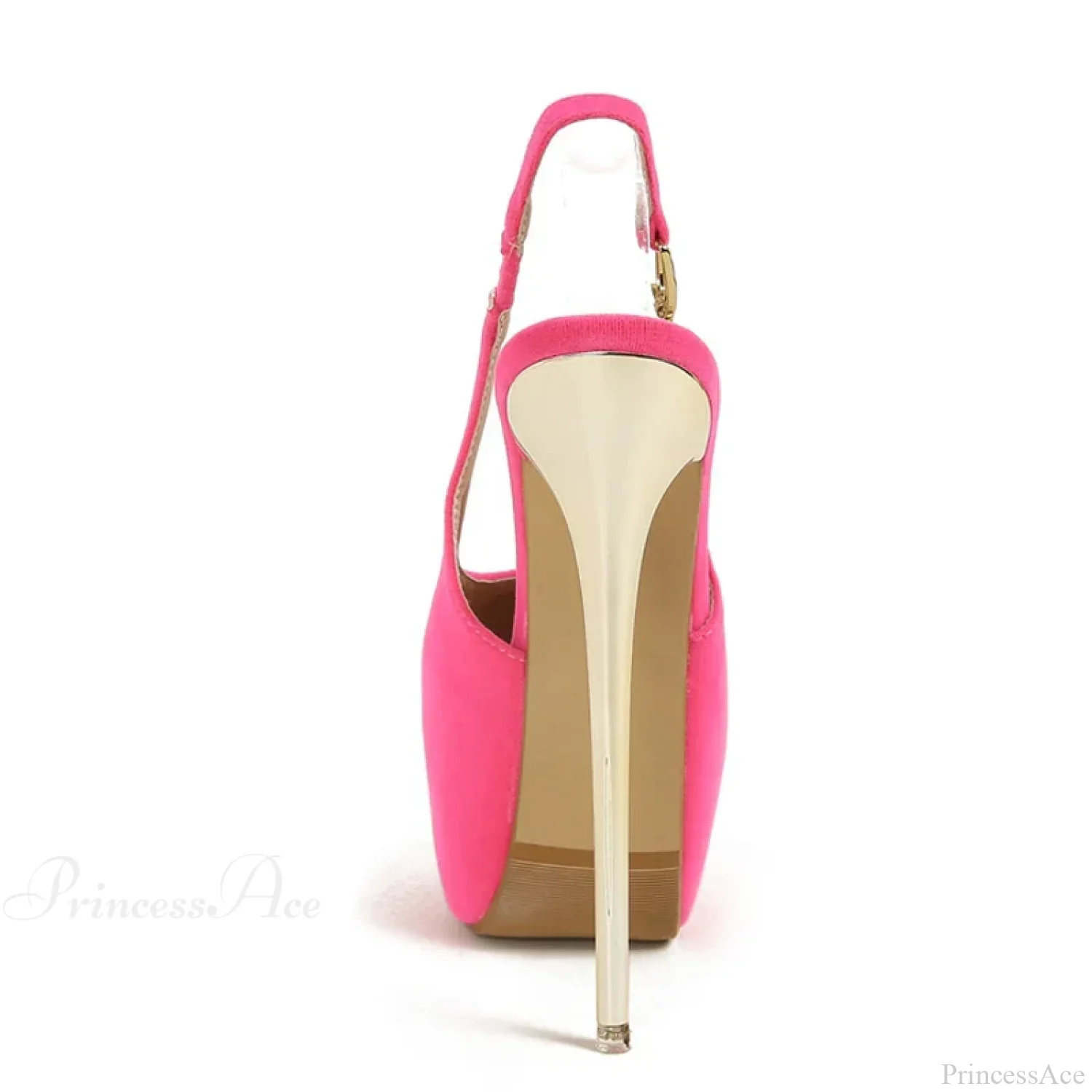 Elegant Metal Butterfly-Chain Back-Strap Extreme High Platform Prom Wedding Sexy Pumps High Heel - Image 5