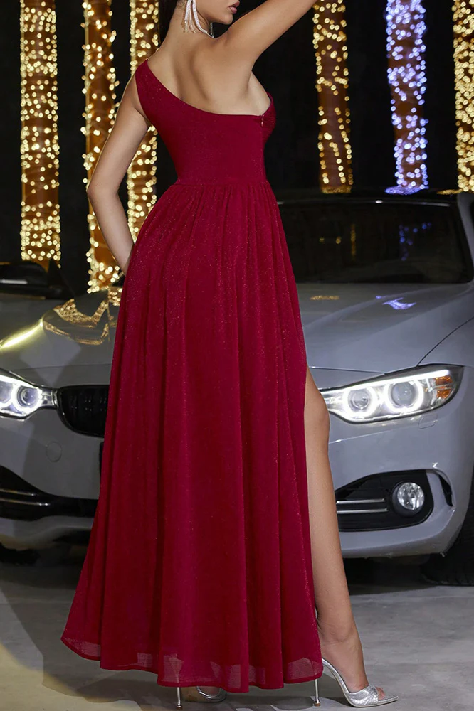 Elegant One-Shoulder Bodycon Party Dress - Image 5