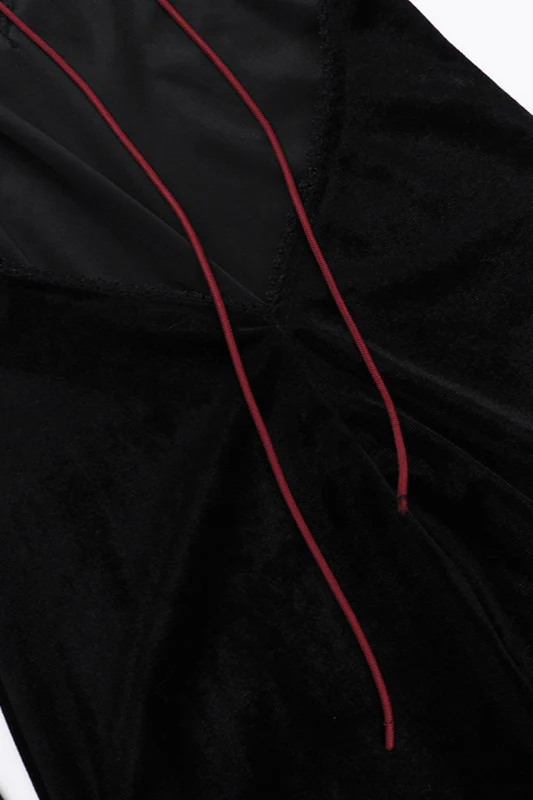 Elegant Open Back Gothic Dress - Image 6