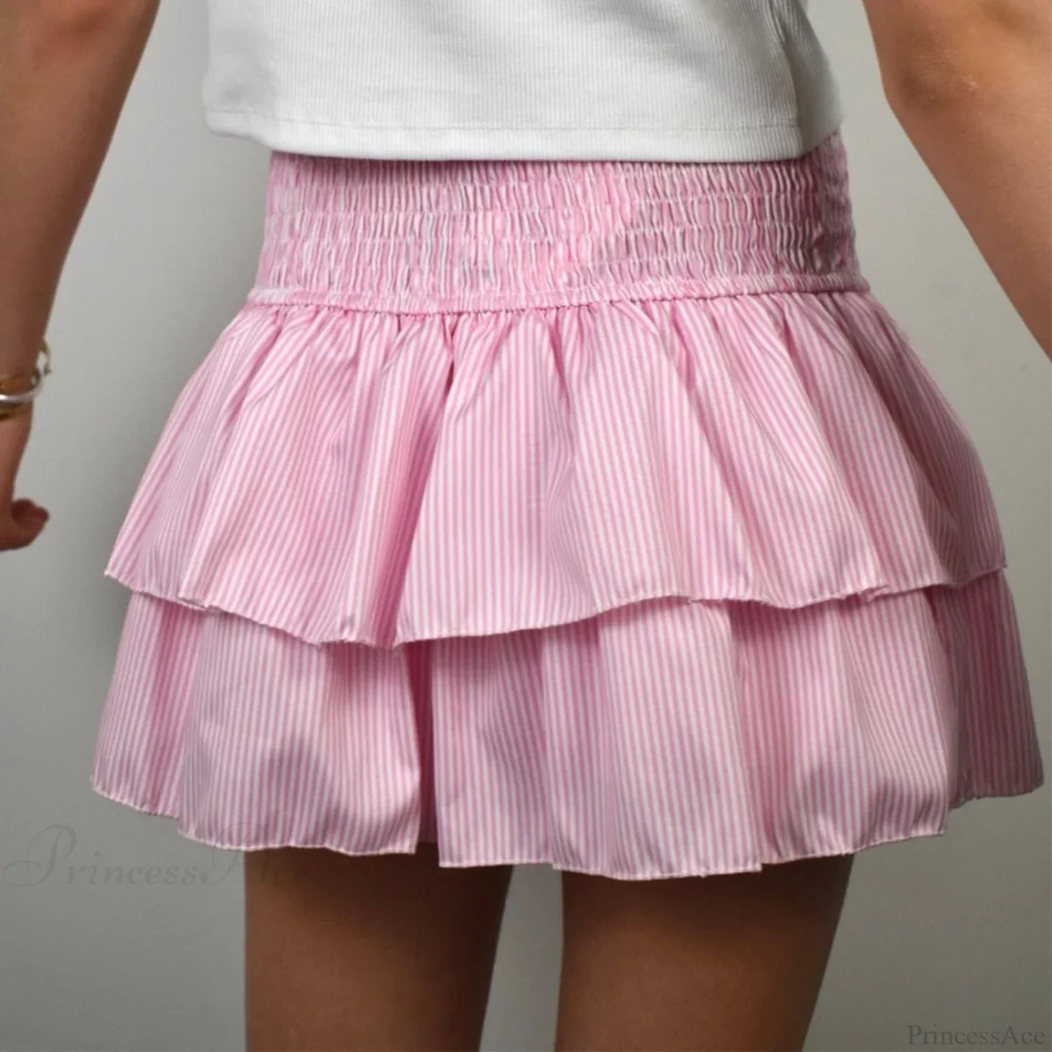 Elegant Printed Pleated Skirt - Image 2