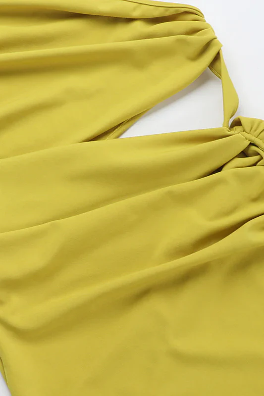 Elegant Sexy Asymmetrical Shoulder Party Dress - Image 9
