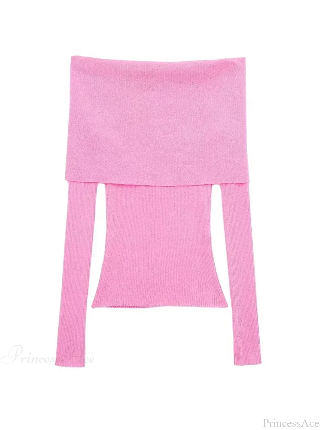 Elegant Slim Green Off-Shoulder Long Sleeve Female Chic Sweater - Image 5