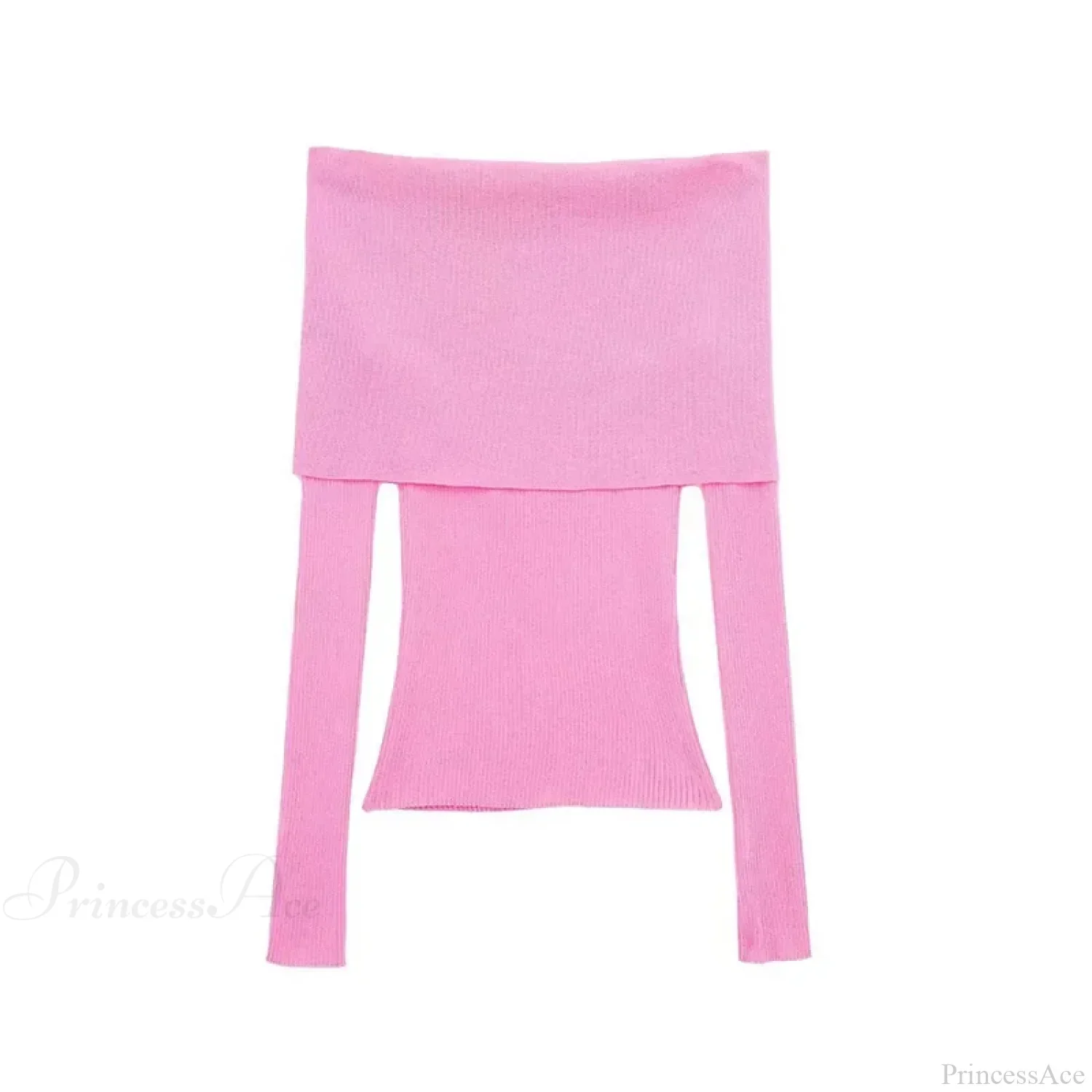 Elegant Slim Green Off-Shoulder Long Sleeve Female Chic Sweater - Image 7