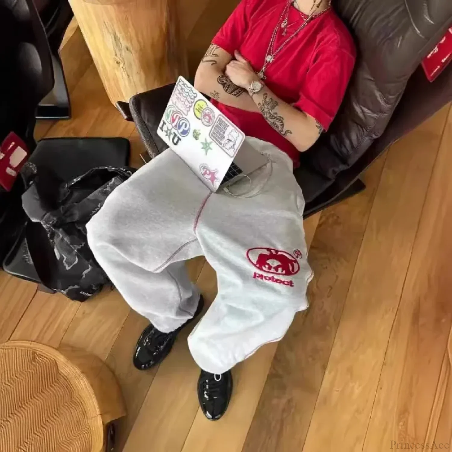 Embroidered Y2K Vintage Pants