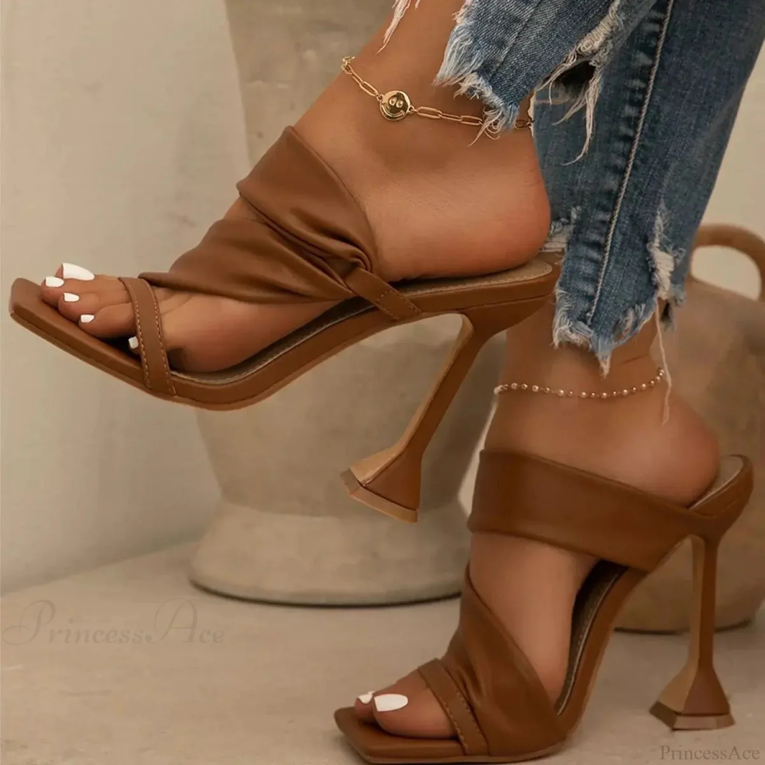 European American Eerie Simple Tall Sandals - Image 8