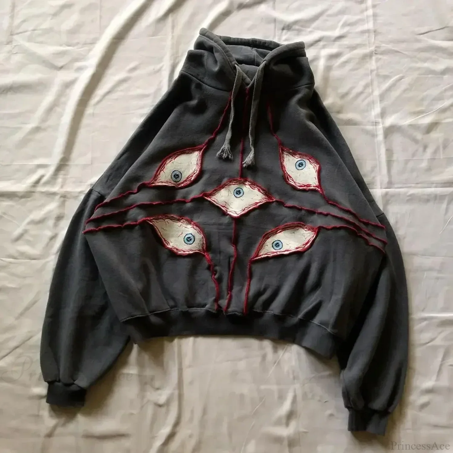 Eyeball Patch High Street Hoodie - Image 5
