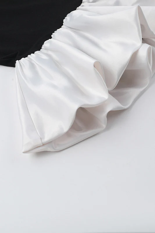 Fall Chic Elegant Strapless Peplum Mini Party Dress - Image 10