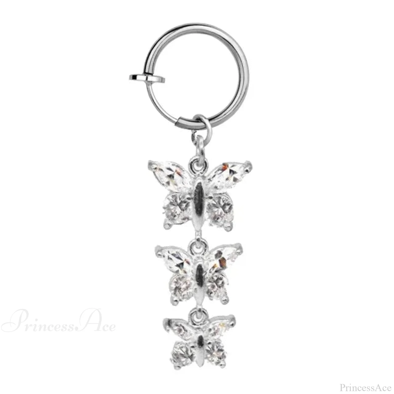 Fashion Butterfly Gothic Fake Belly Ring - Image 12