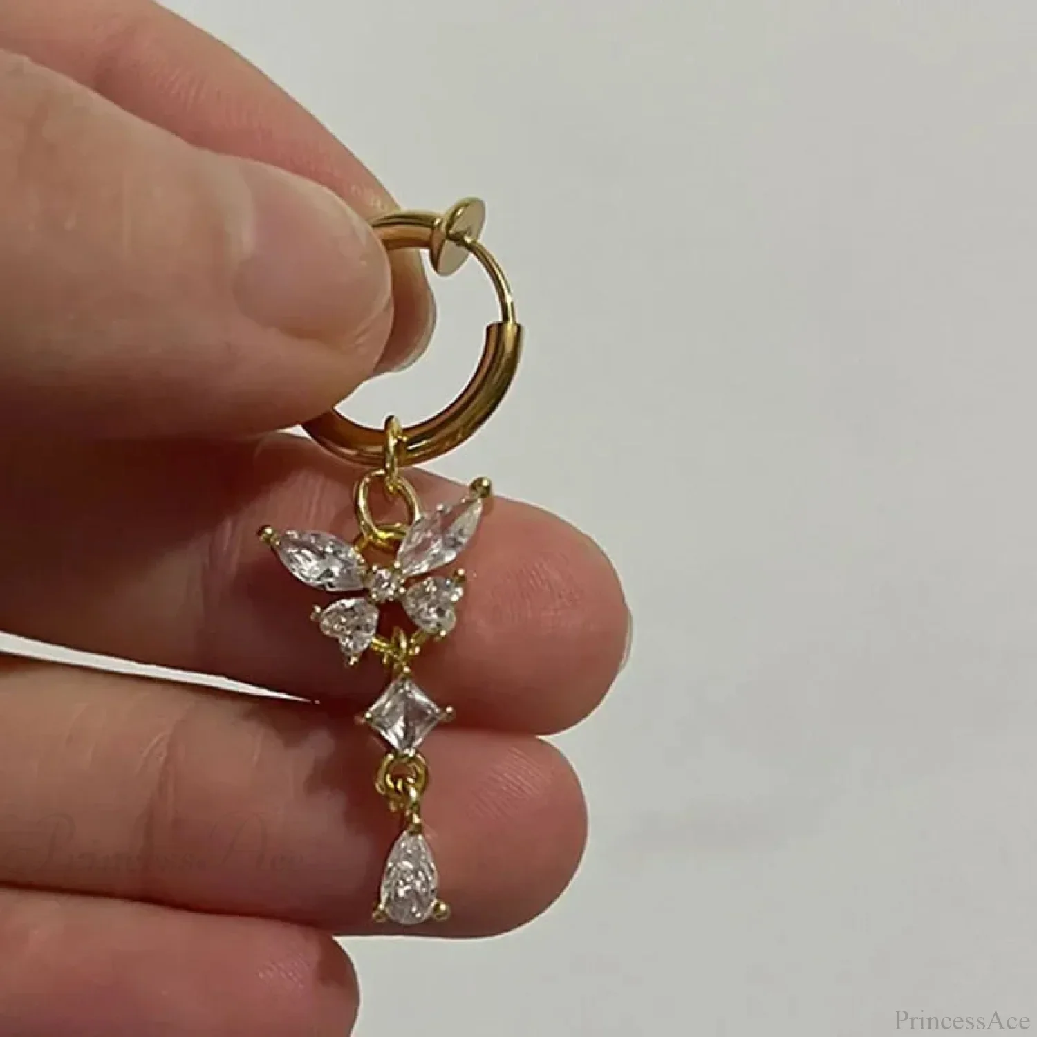 Fashion Butterfly Gothic Fake Belly Ring - Image 2