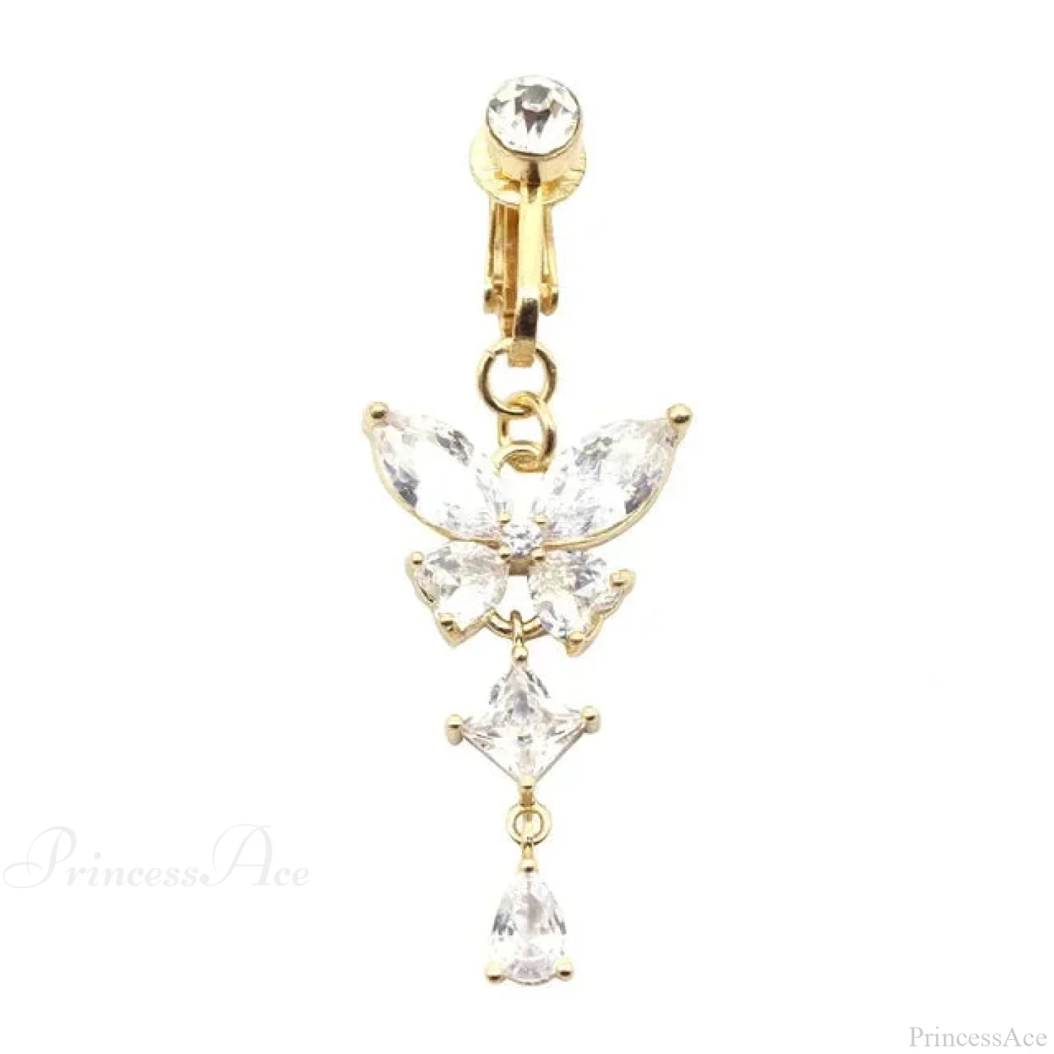 Fashion Butterfly Gothic Fake Belly Ring - Image 21