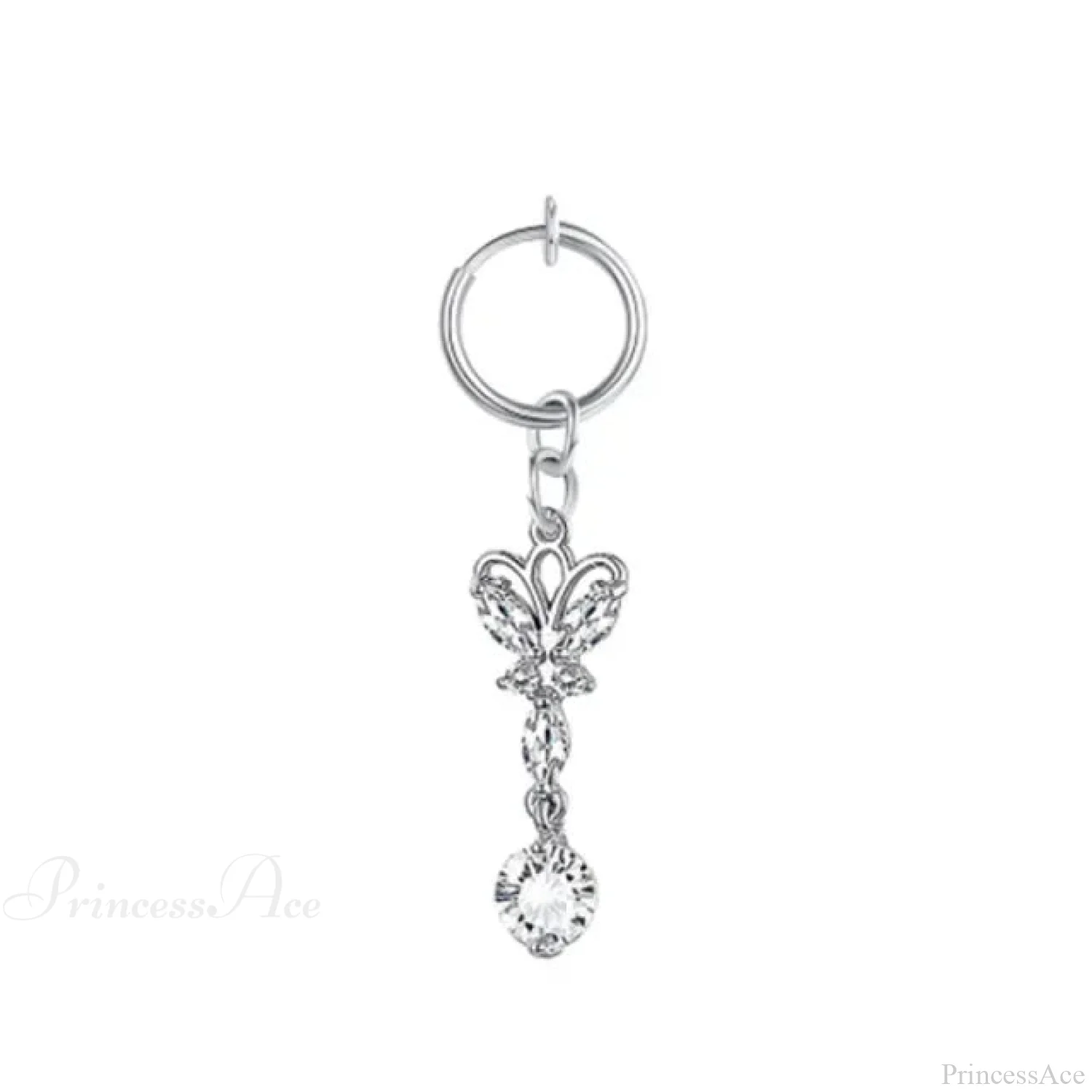 Fashion Butterfly Gothic Fake Belly Ring - Image 5