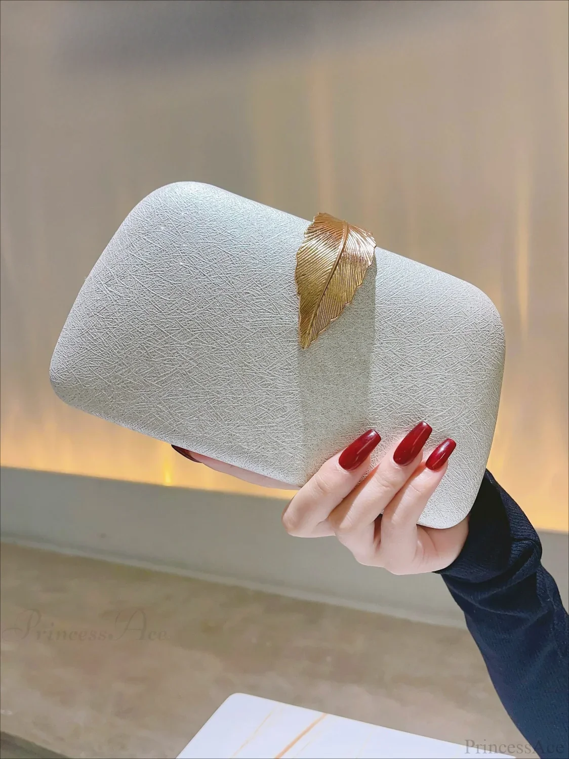 Fashion Evening Clutch Dinner Bridesmaid Wedding Bag - Image 2