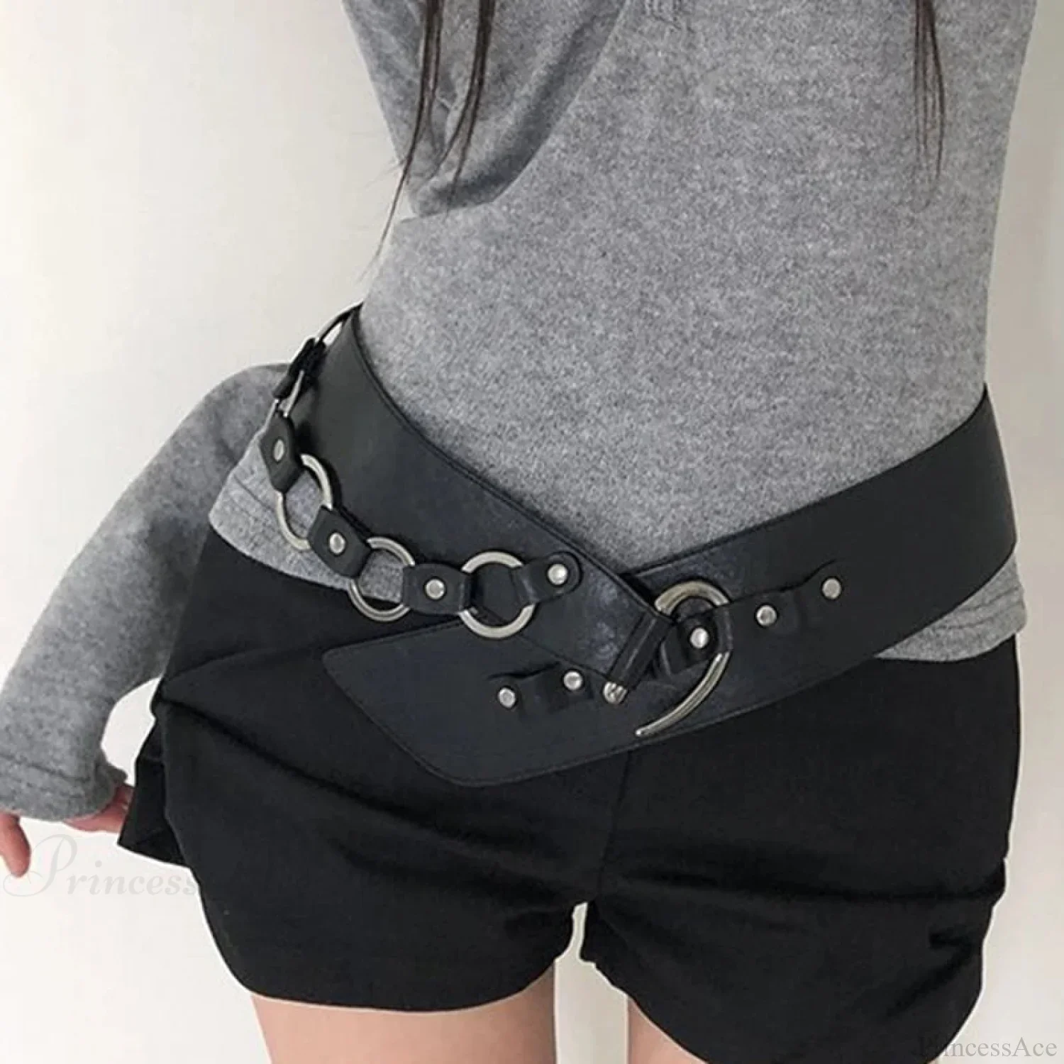 Fashion Gothic PU Leather Belt - Image 2