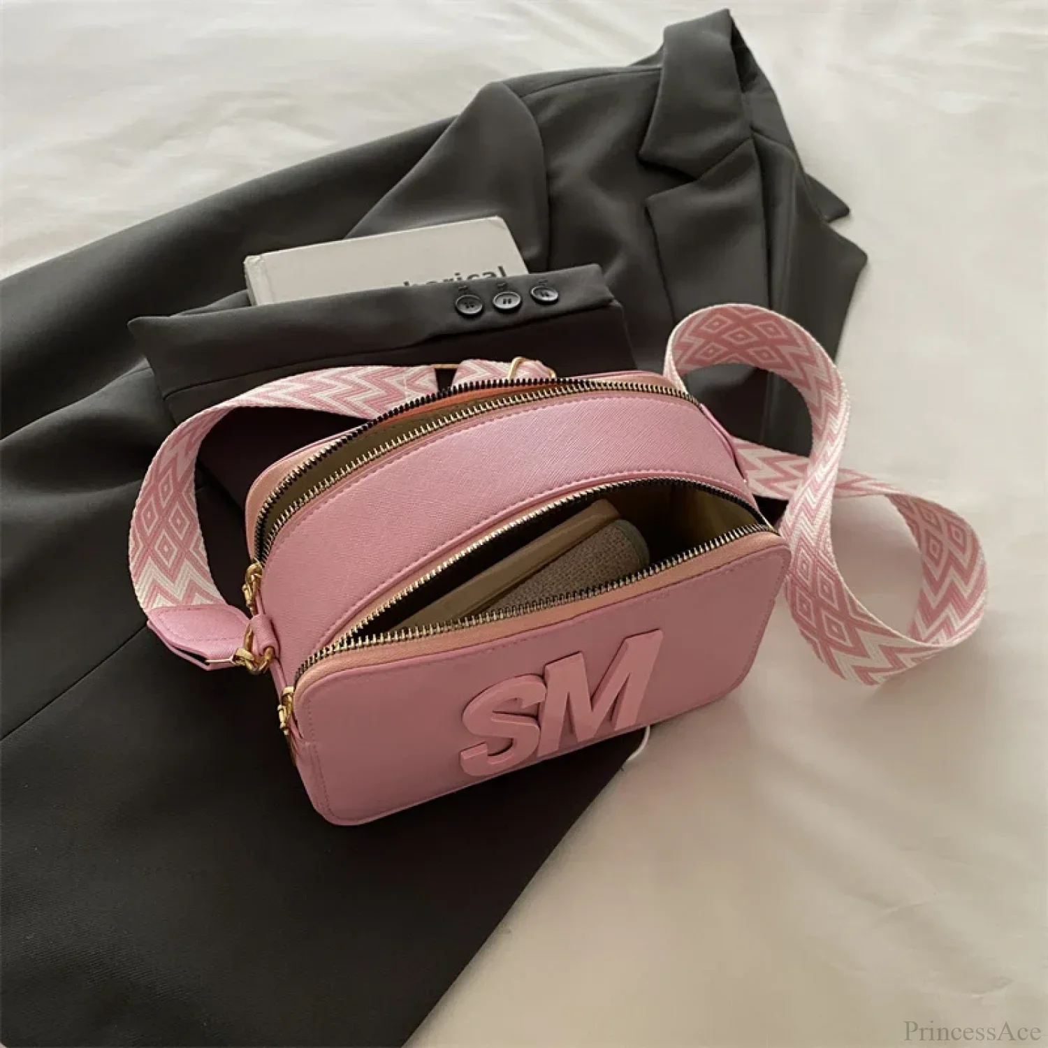 Fashion Leopard Print Letters Crossbody Bag - Image 16