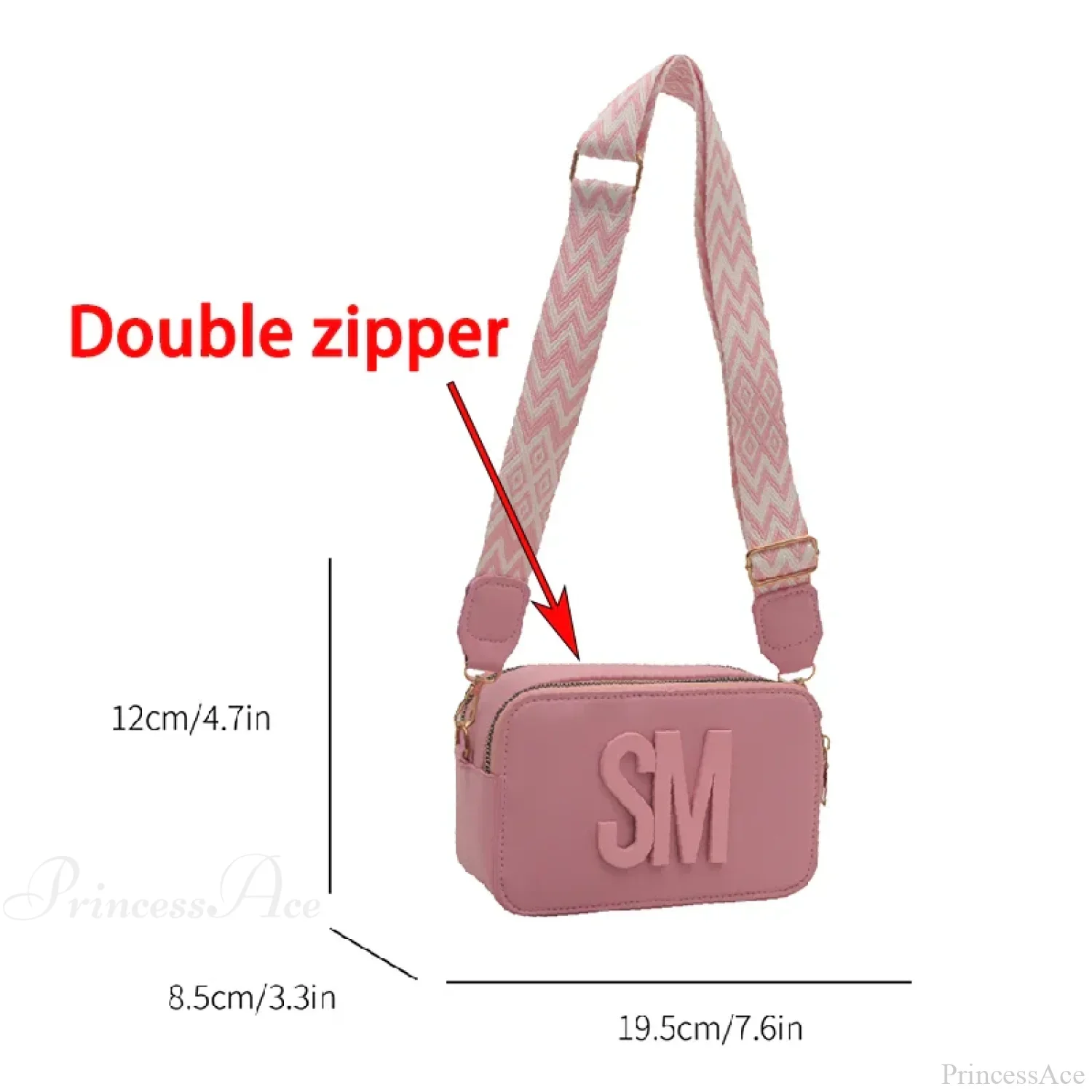 Fashion Leopard Print Letters Crossbody Bag - Image 5