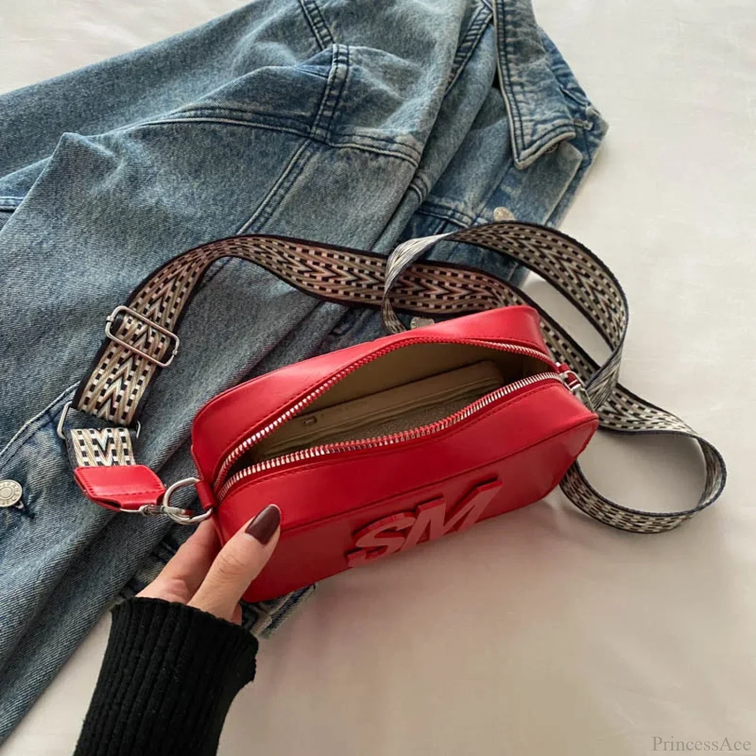 Fashion Leopard Print Letters Crossbody Bag - Image 9