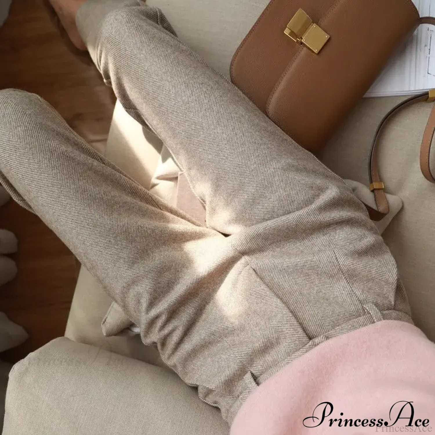 Fashion Office Wear High Waist Harem Pencil Trousers Autumn Winter Pants - Image 3