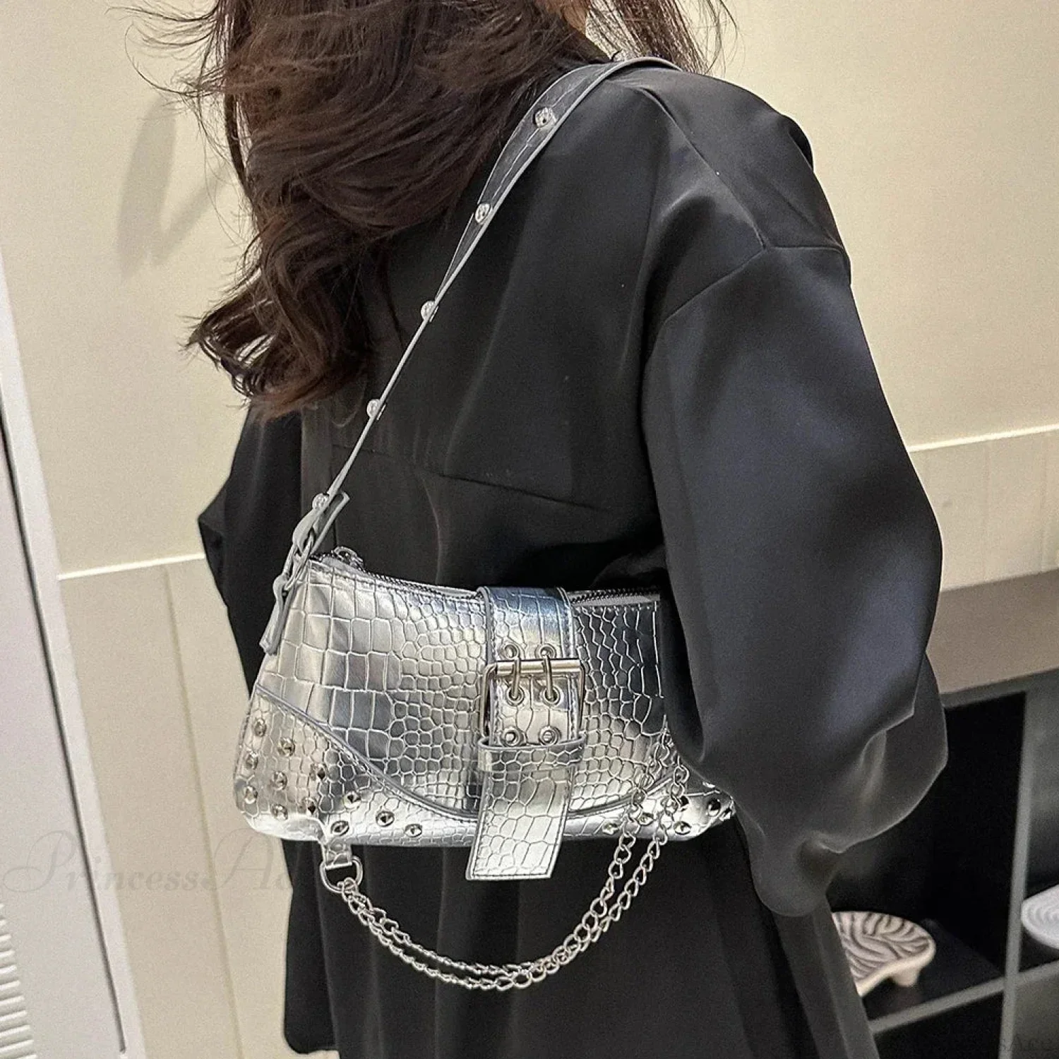 Fashion Y2K Pleated Underarm Shoulder Bag - Image 3