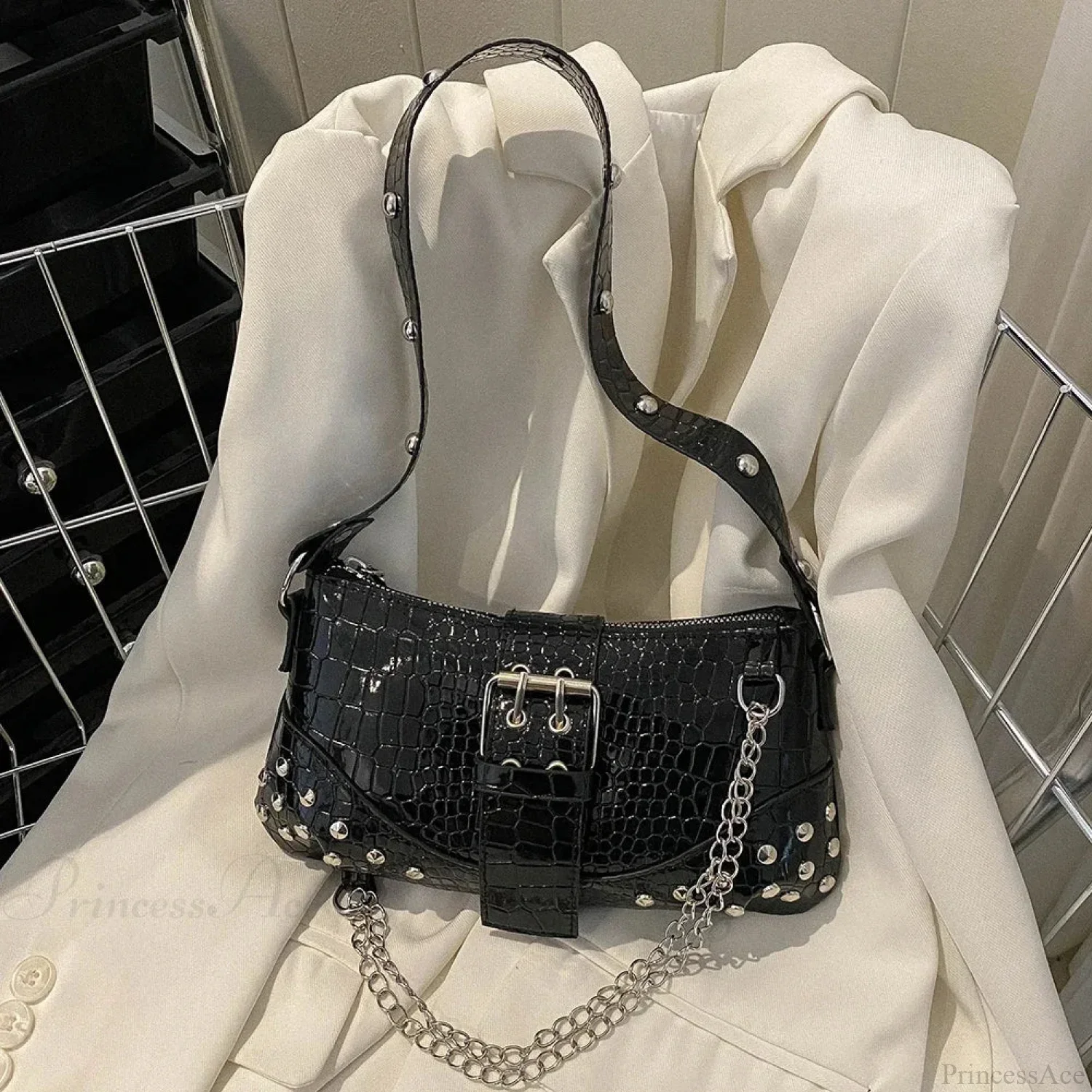 Fashion Y2K Pleated Underarm Shoulder Bag - Image 8