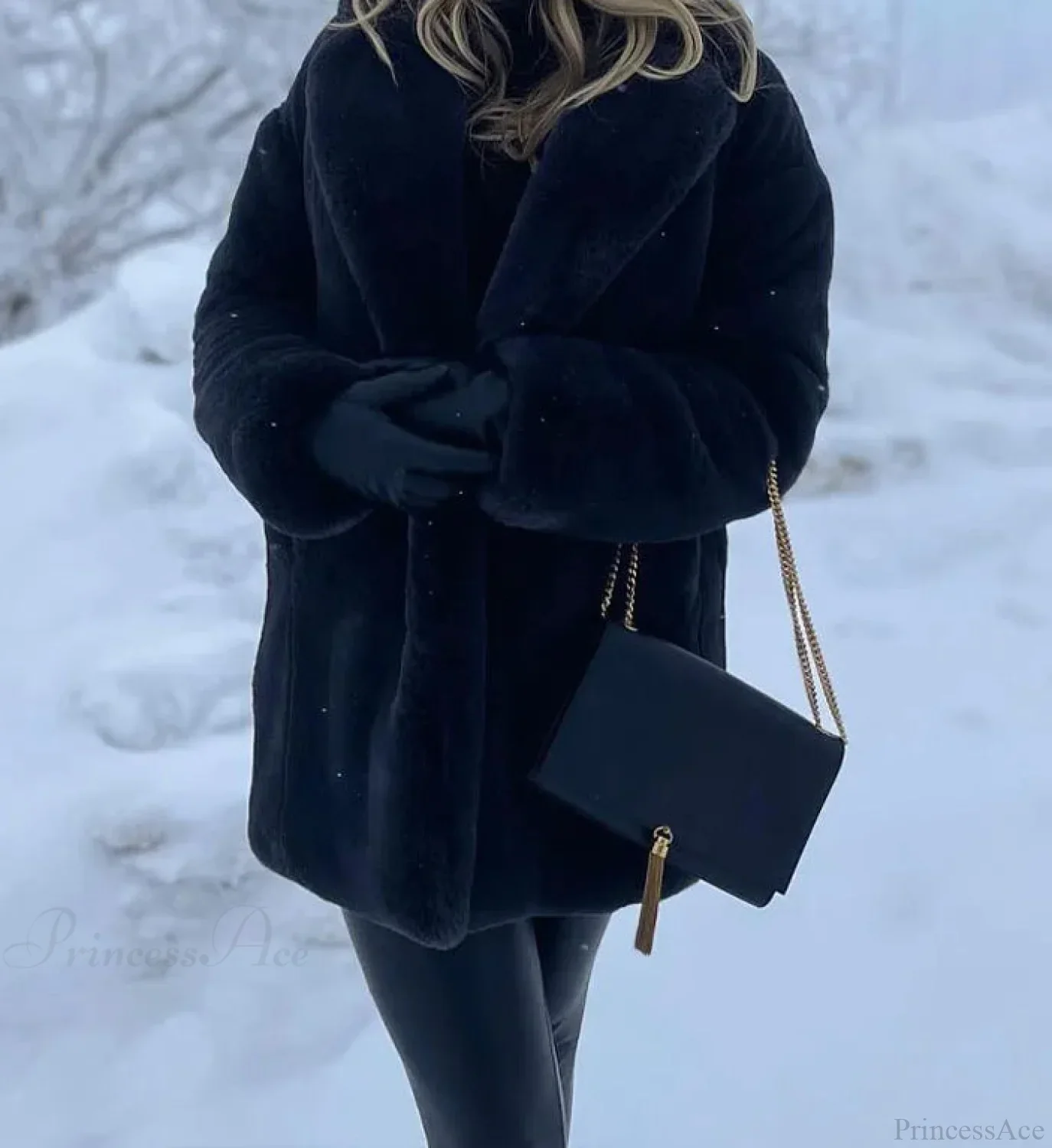 Faux Fur Thick Winter Coat - Image 2